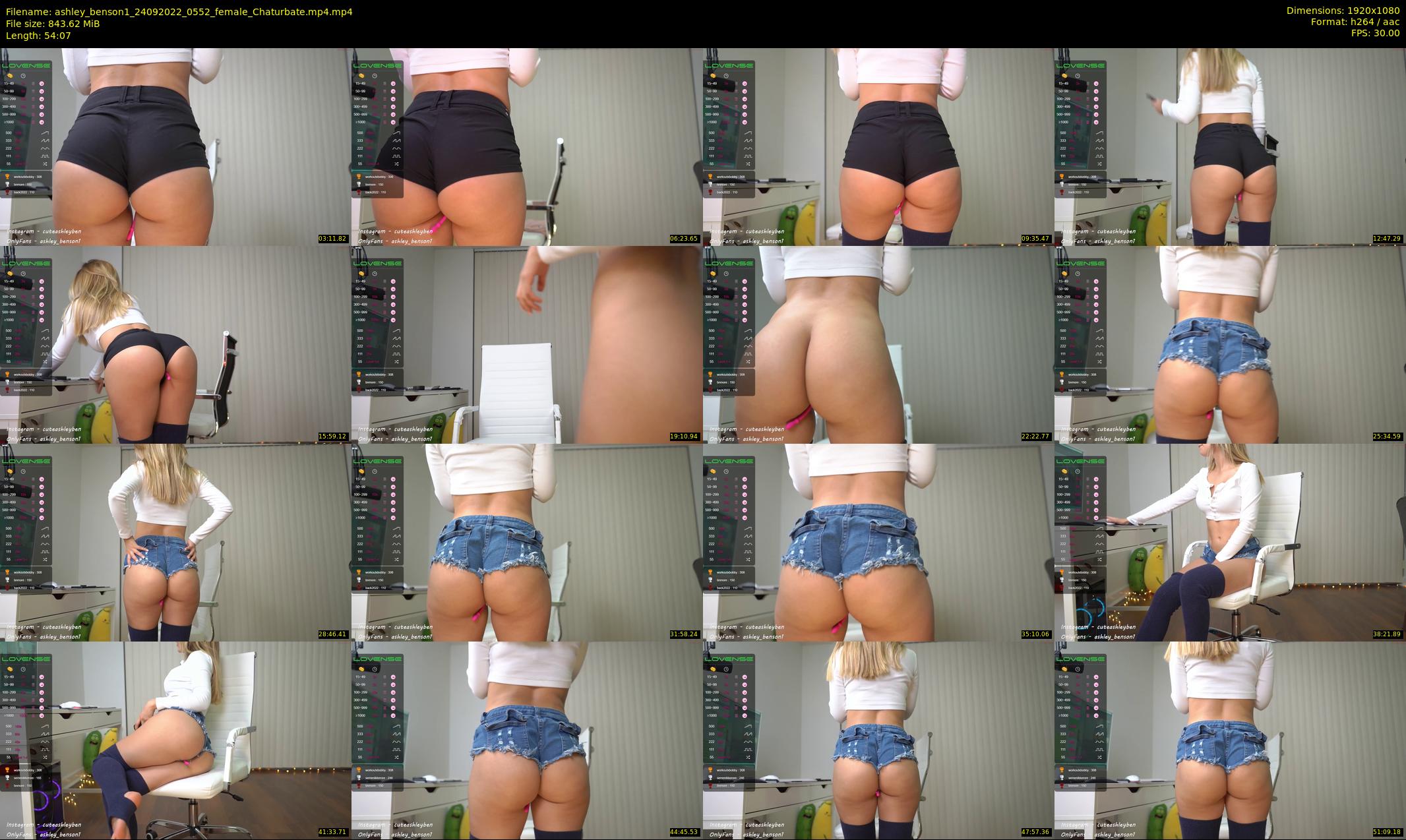 ashley_benson1 — 55 minute Chaturbate female cam show recording, 1080p, Sep 24, 2022