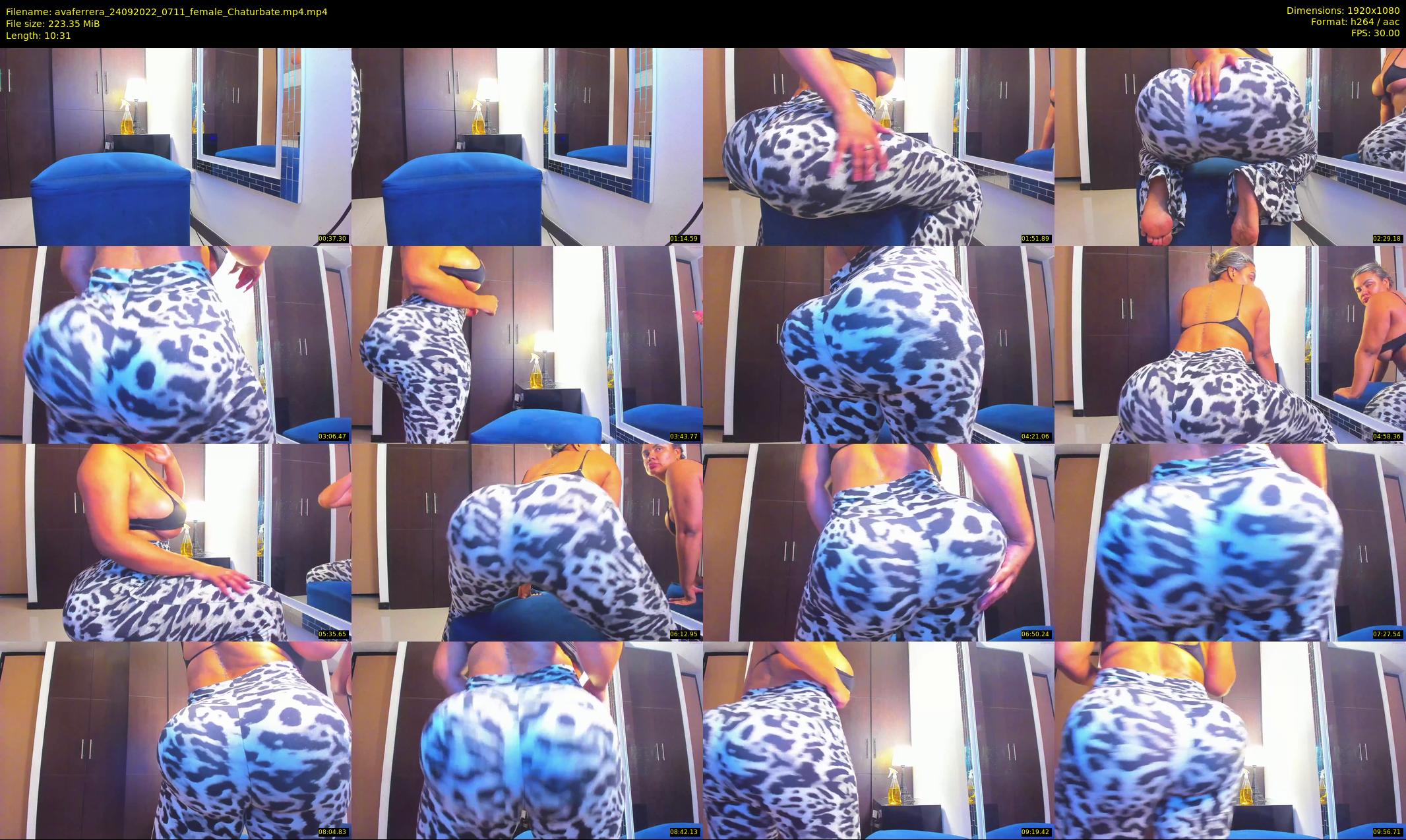 avaferrera — 11 minute Chaturbate female cam show recording, 1080p, Sep 24, 2022