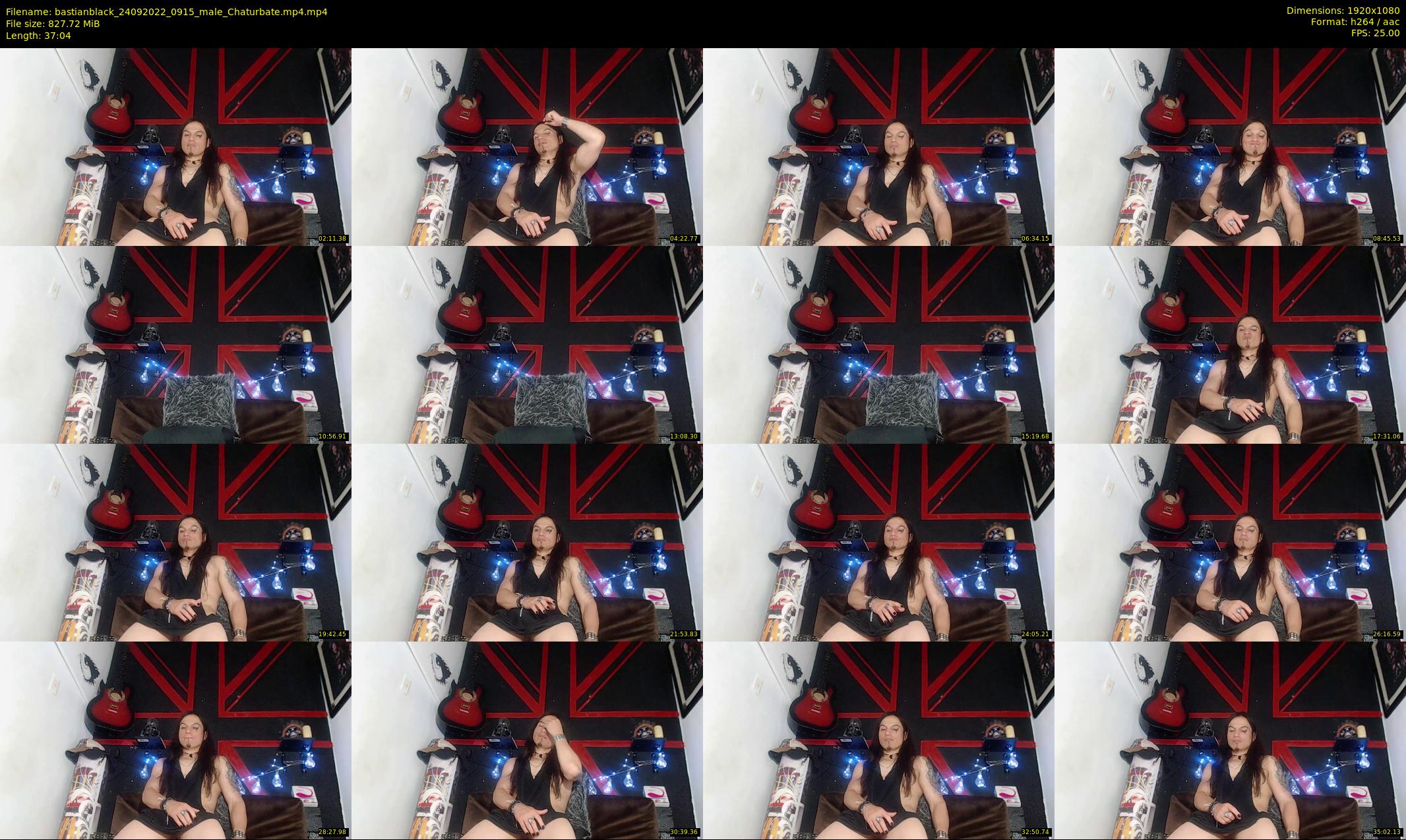 bastianblack — 38 minute Chaturbate male cam show recording, 1080p, Sep 24, 2022