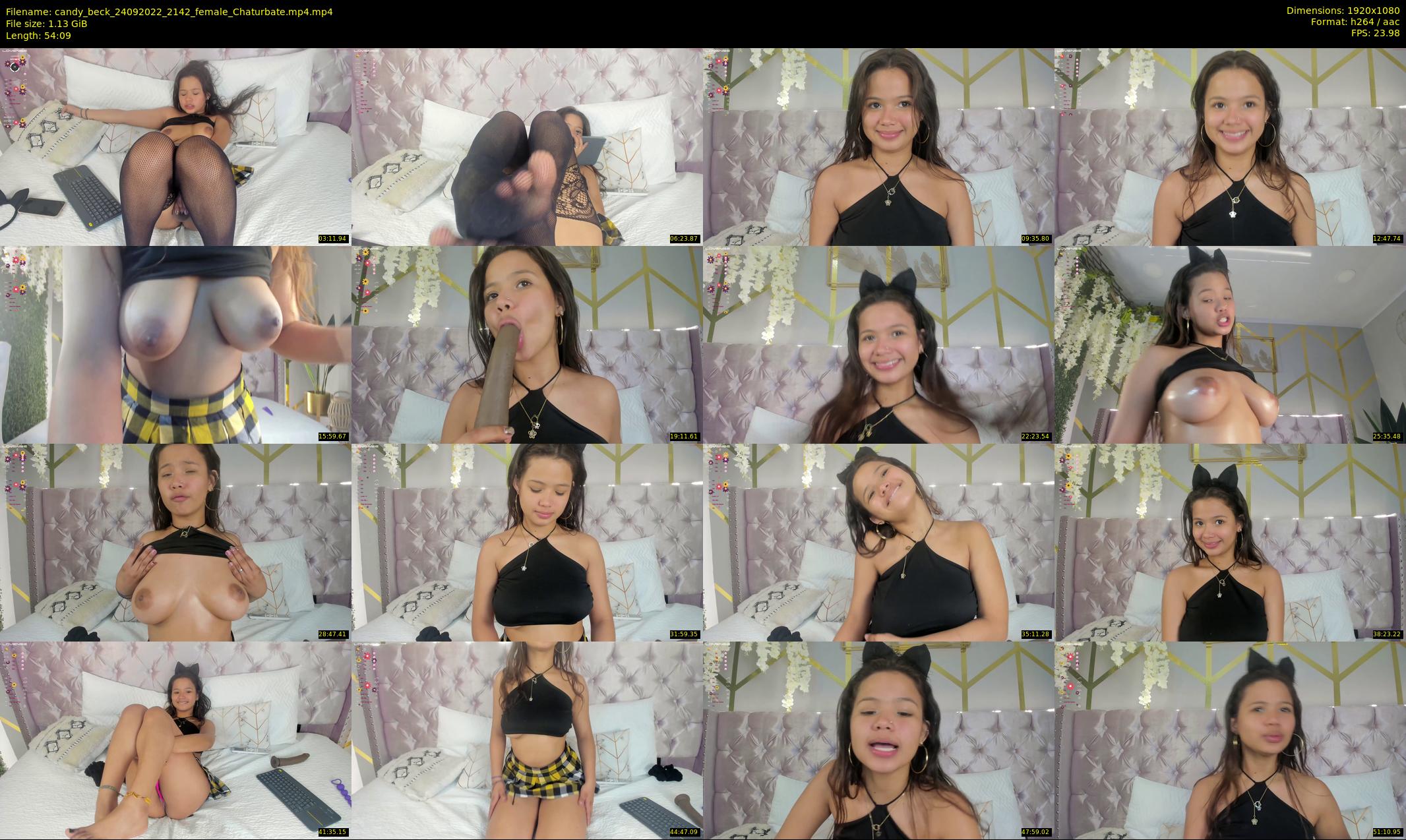 candy_beck — 55 minute Chaturbate female cam show recording, 1080p, Sep 24, 2022