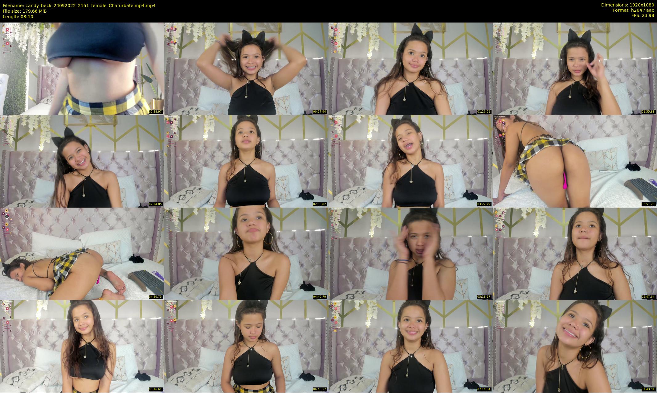 candy_beck — 9 minute Chaturbate female cam show recording, 1080p, Sep 24, 2022