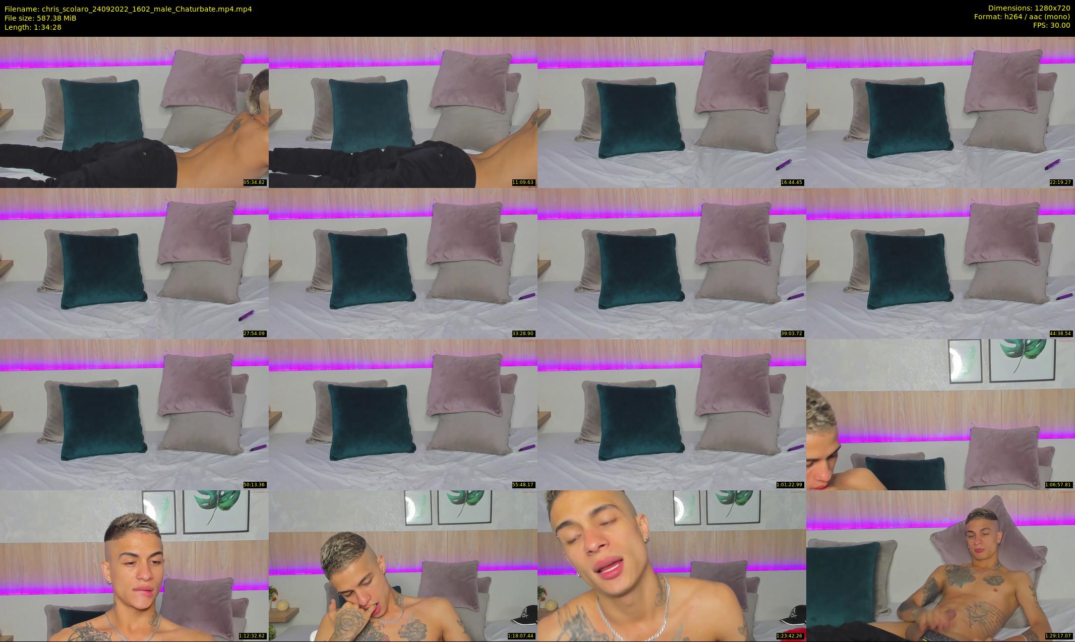 chris_scolaro — 95 minute Chaturbate male cam show recording, 720p, Sep 24, 2022