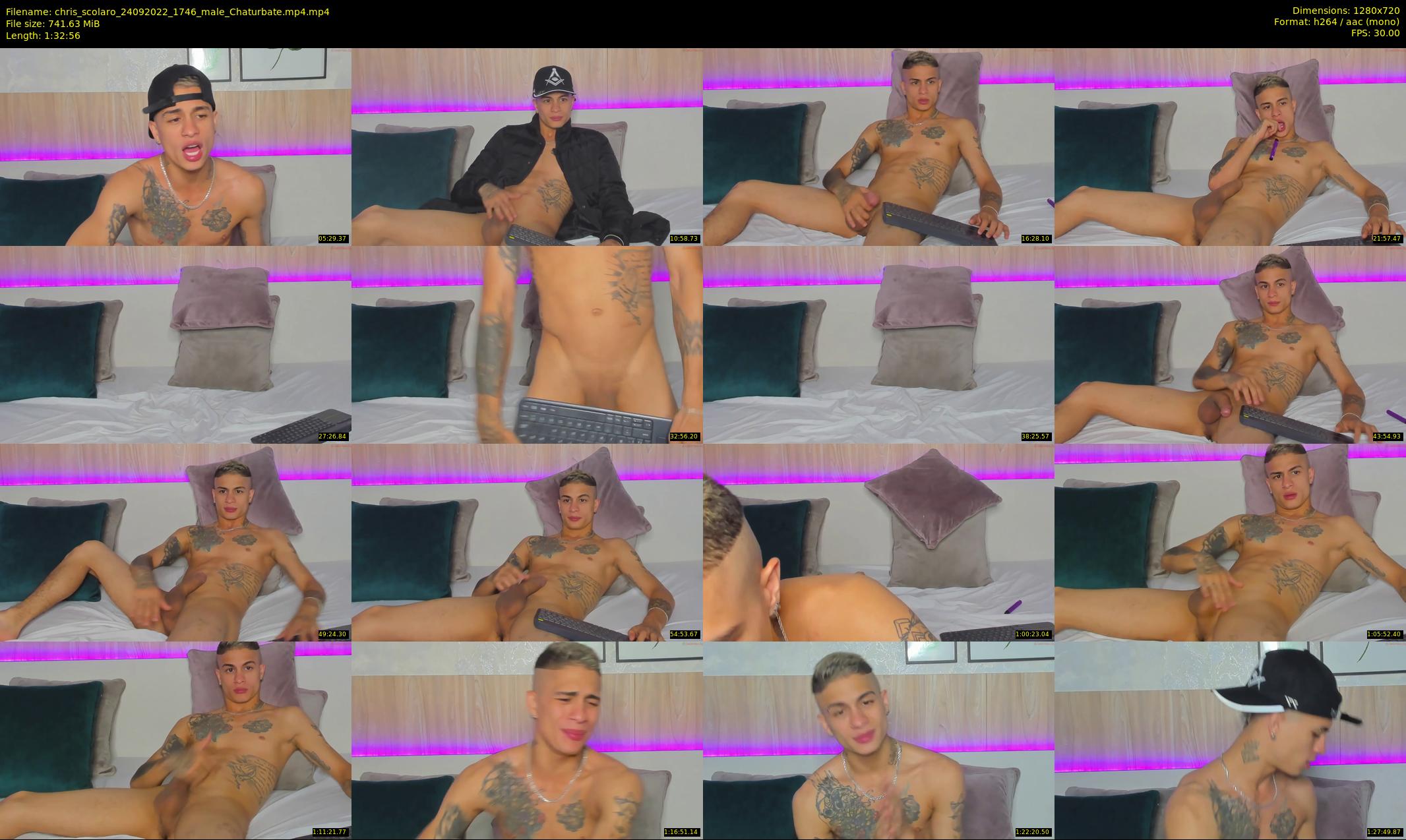 chris_scolaro — 93 minute Chaturbate male cam show recording, 720p, Sep 24, 2022