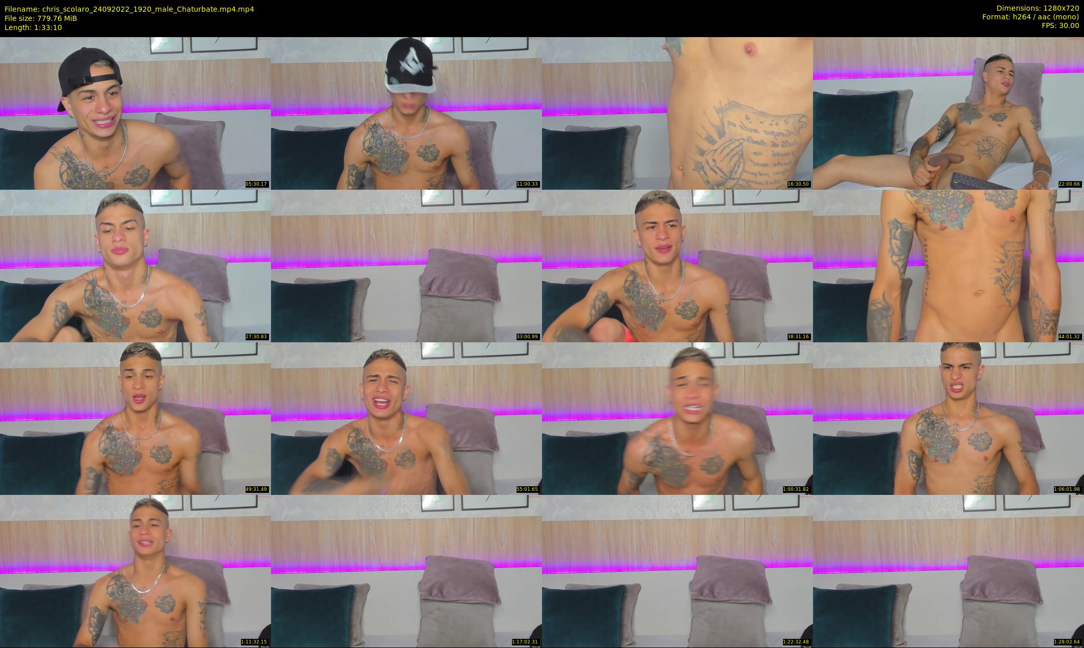 chris_scolaro — 94 minute Chaturbate male cam show recording, 720p, Sep 24, 2022