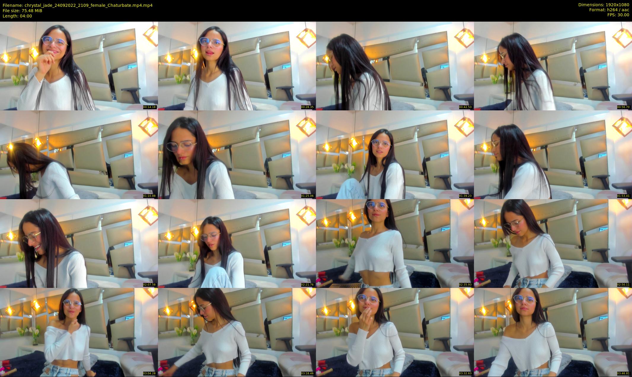 chrystal_jade — 4 minute Chaturbate female cam show recording, 1080p, Sep 24, 2022