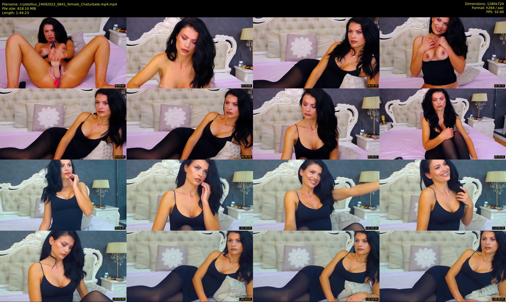 crystallluv — 105 minute Chaturbate female cam show recording, 720p, Sep 24, 2022