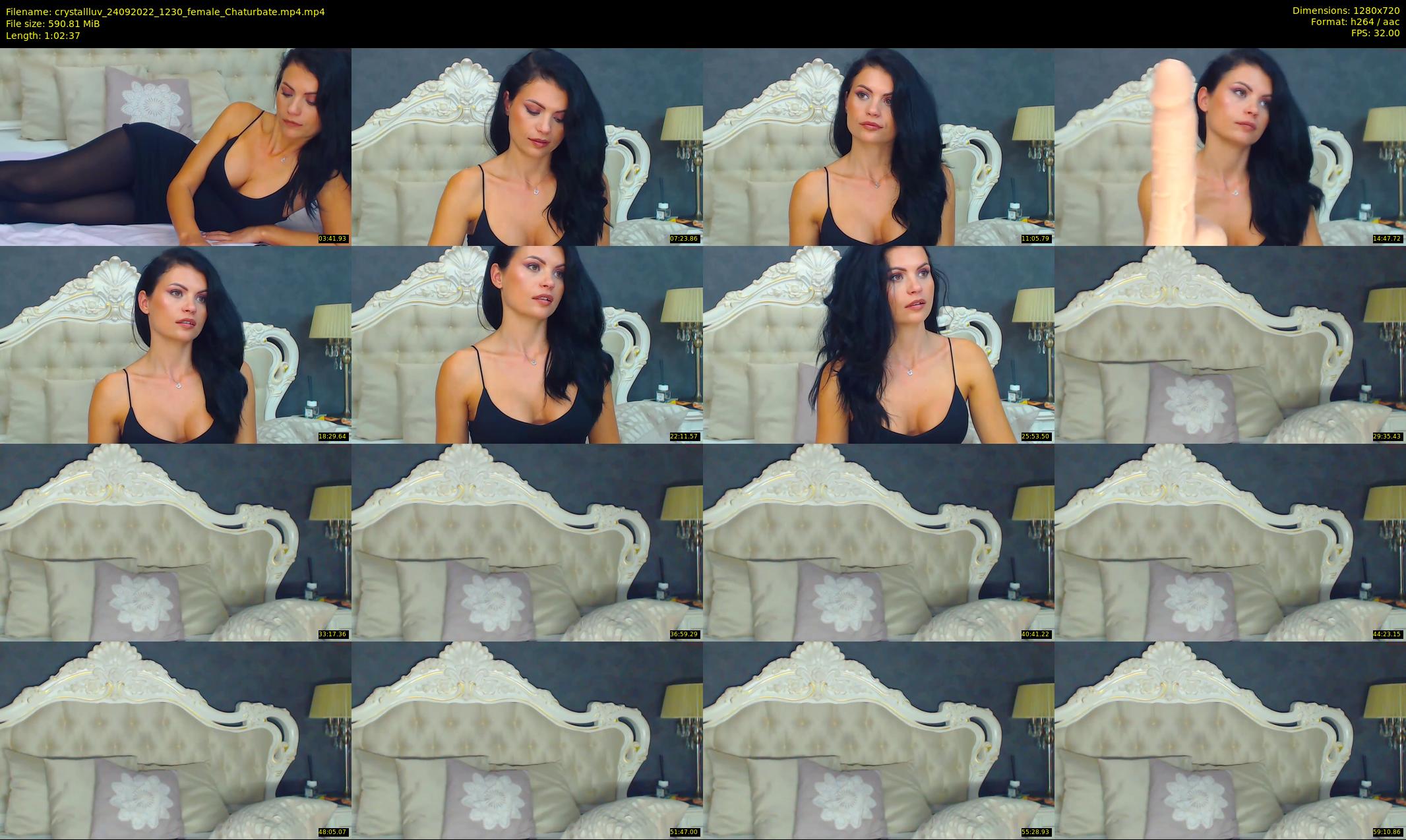 crystallluv — 63 minute Chaturbate female cam show recording, 720p, Sep 24, 2022