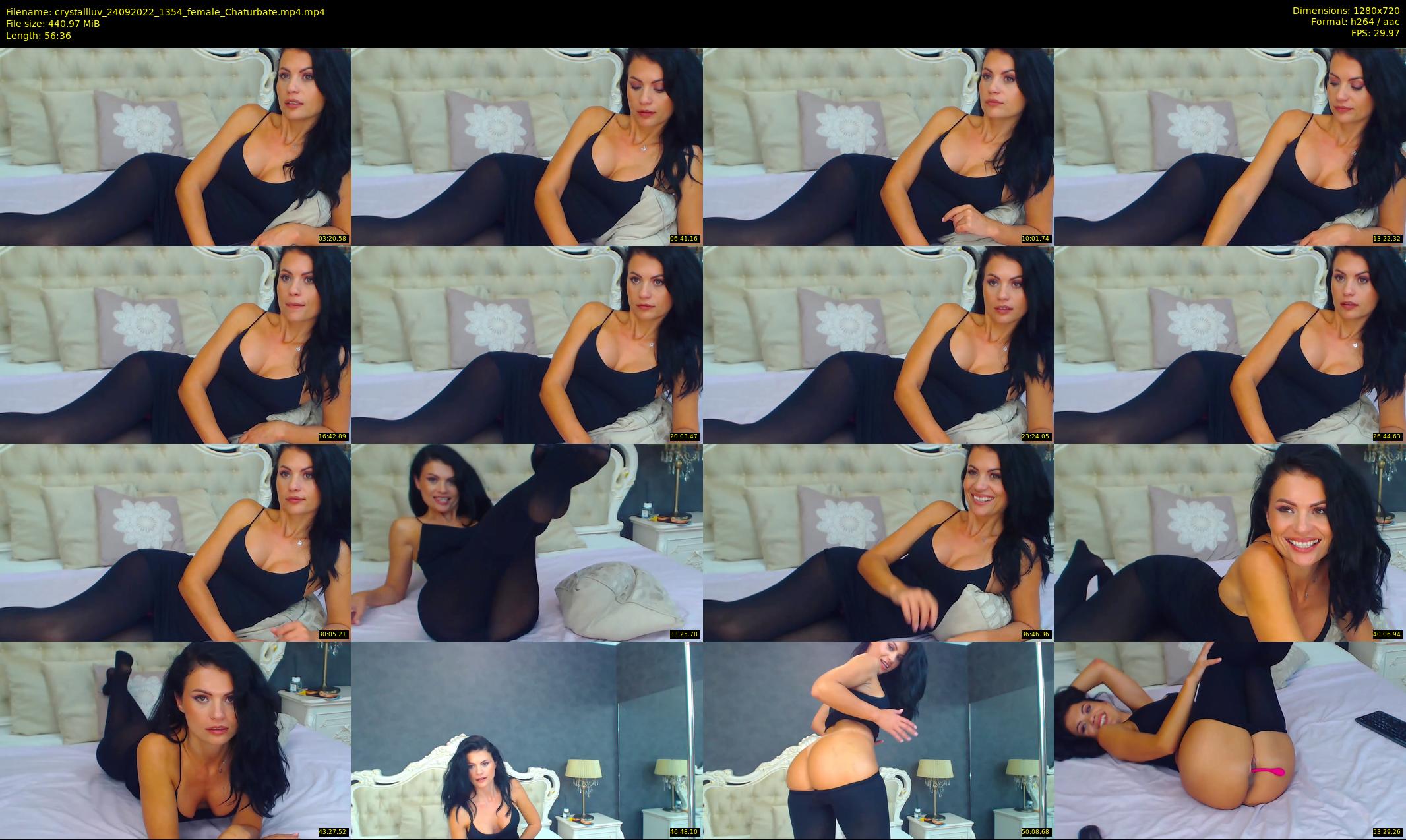 crystallluv — 57 minute Chaturbate female cam show recording, 720p, Sep 24, 2022