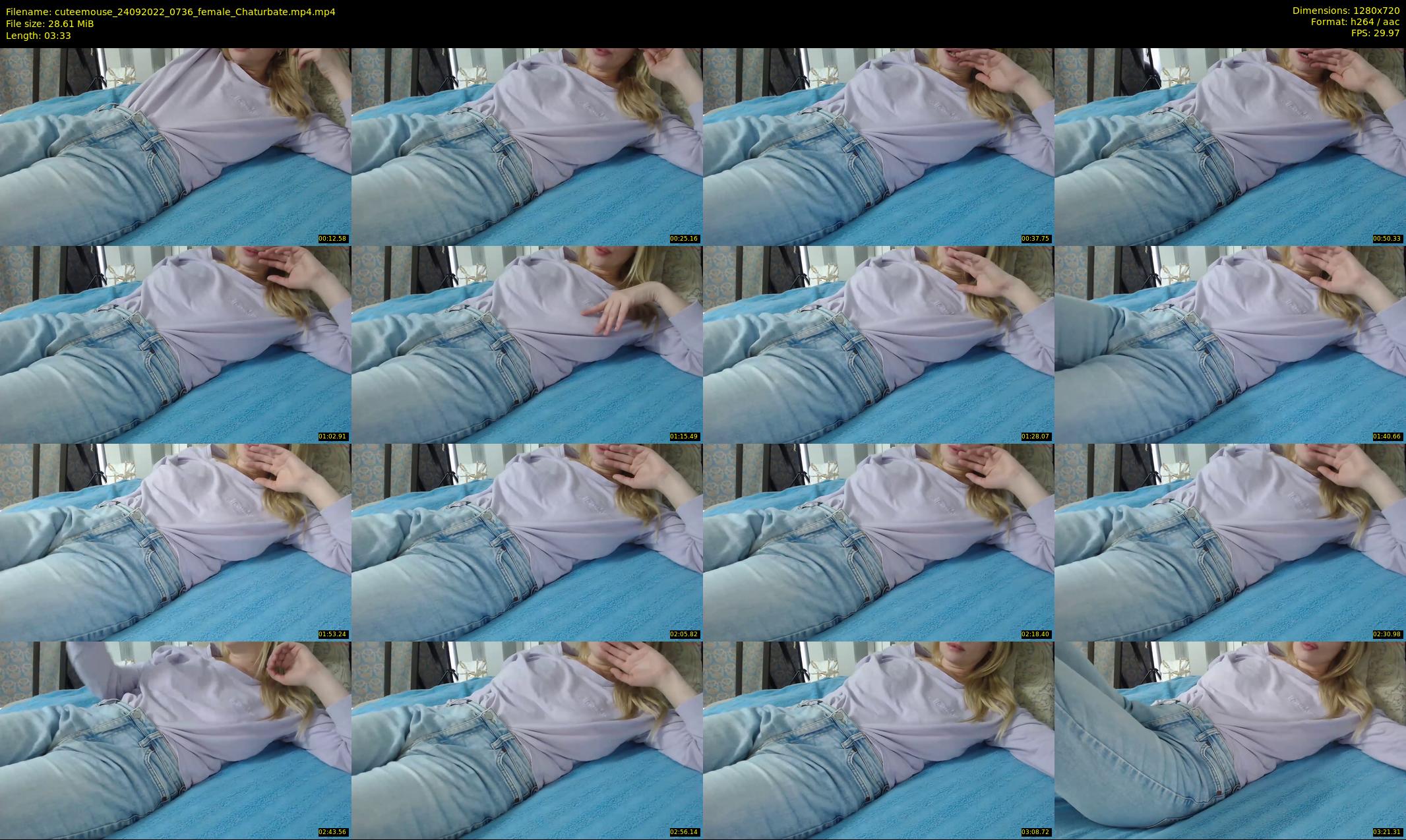 cuteemouse — 4 minute Chaturbate female cam show recording, 720p, Sep 24, 2022
