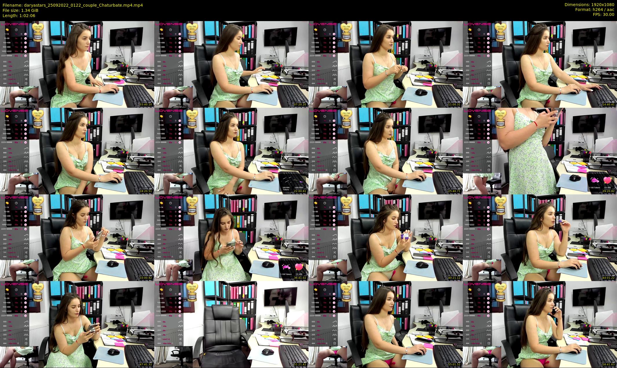 daryastars — 63 minute Chaturbate couple cam show recording, 1080p, Sep 25, 2022
