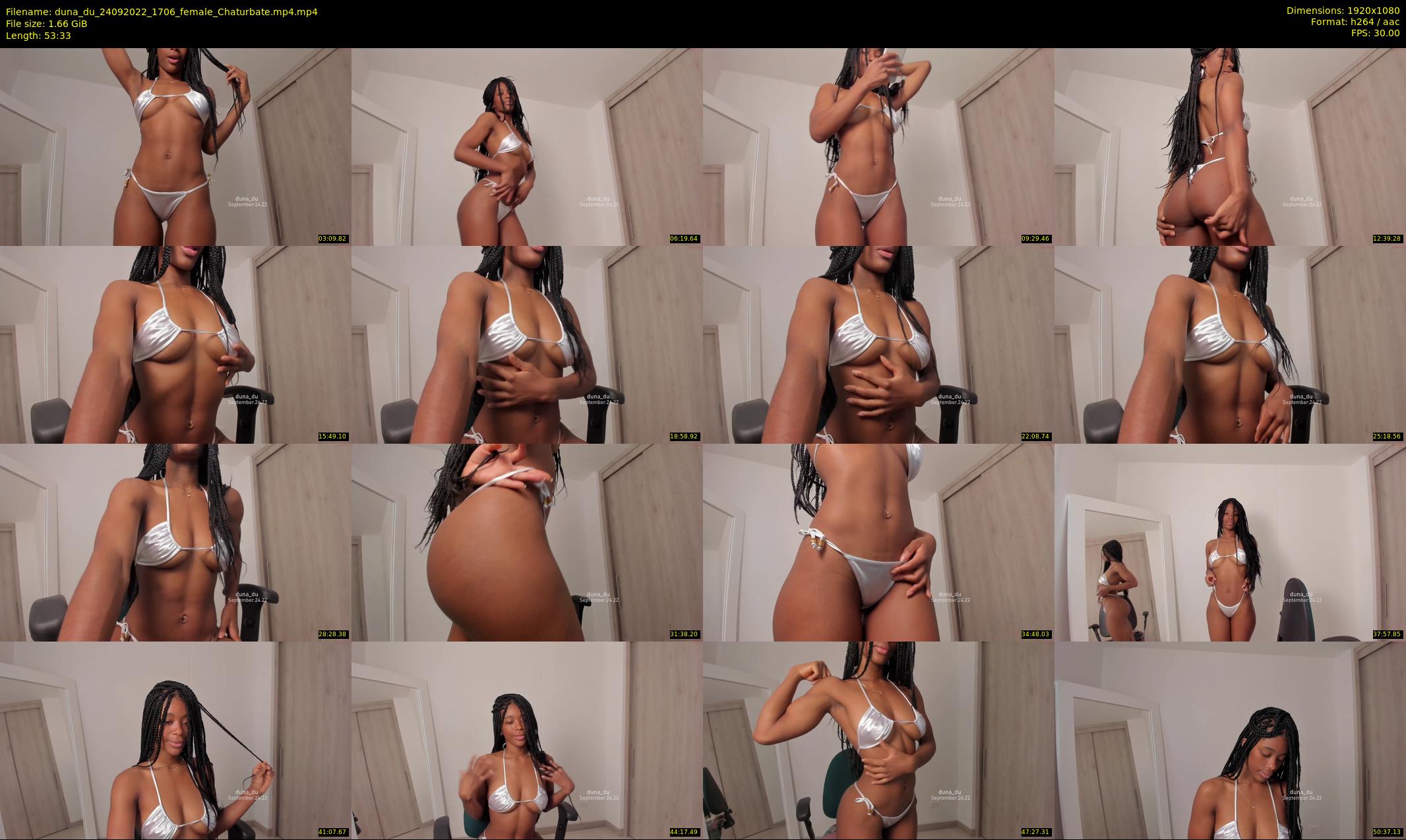 duna_du — 54 minute Chaturbate female cam show recording, 1080p, Sep 24, 2022