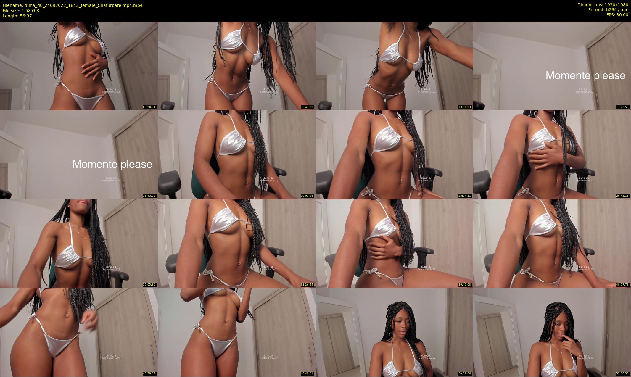 duna_du — 57 minute Chaturbate female cam show recording, 1080p, Sep 24, 2022