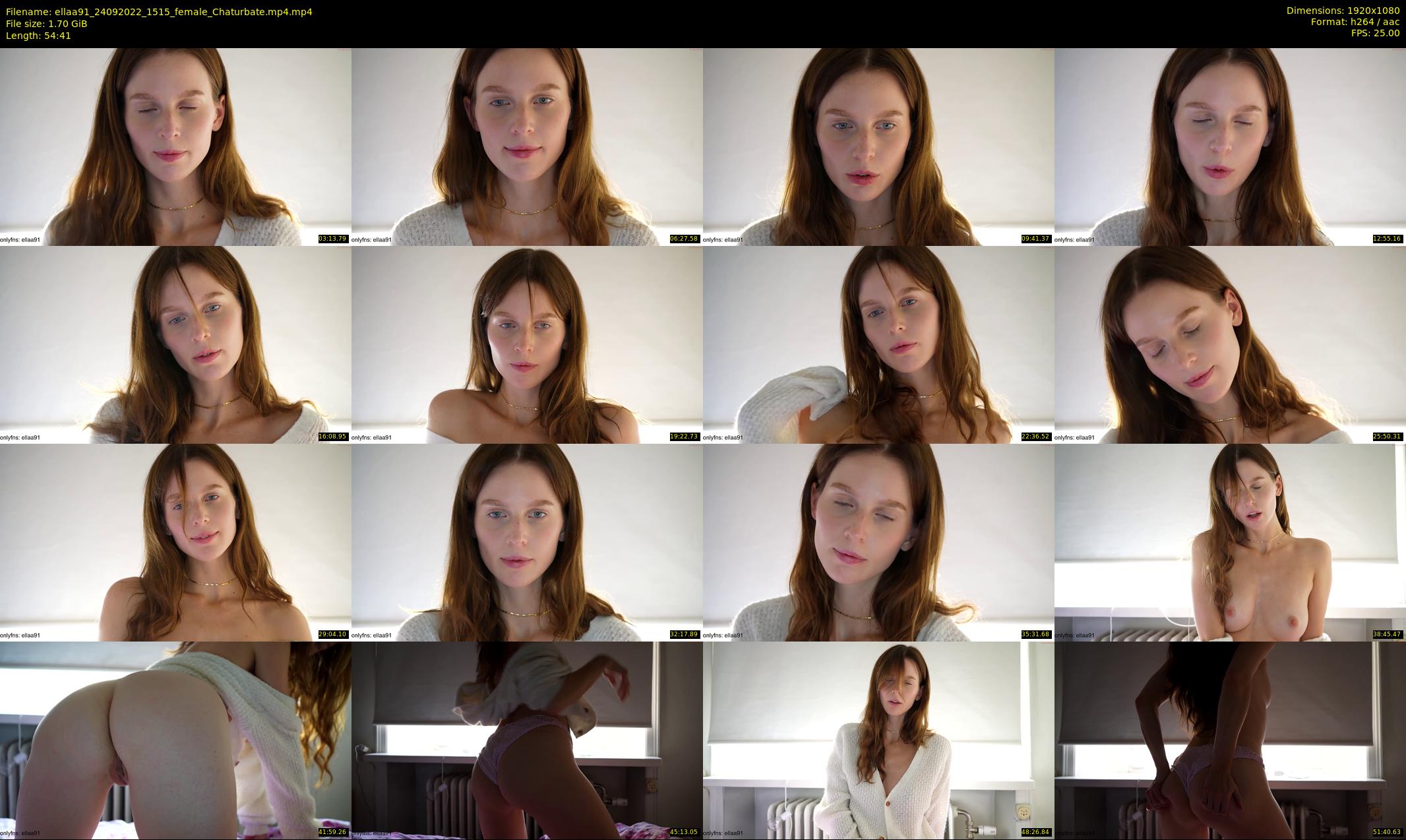 ellaa91 — 55 minute Chaturbate female cam show recording, 1080p, Sep 24, 2022