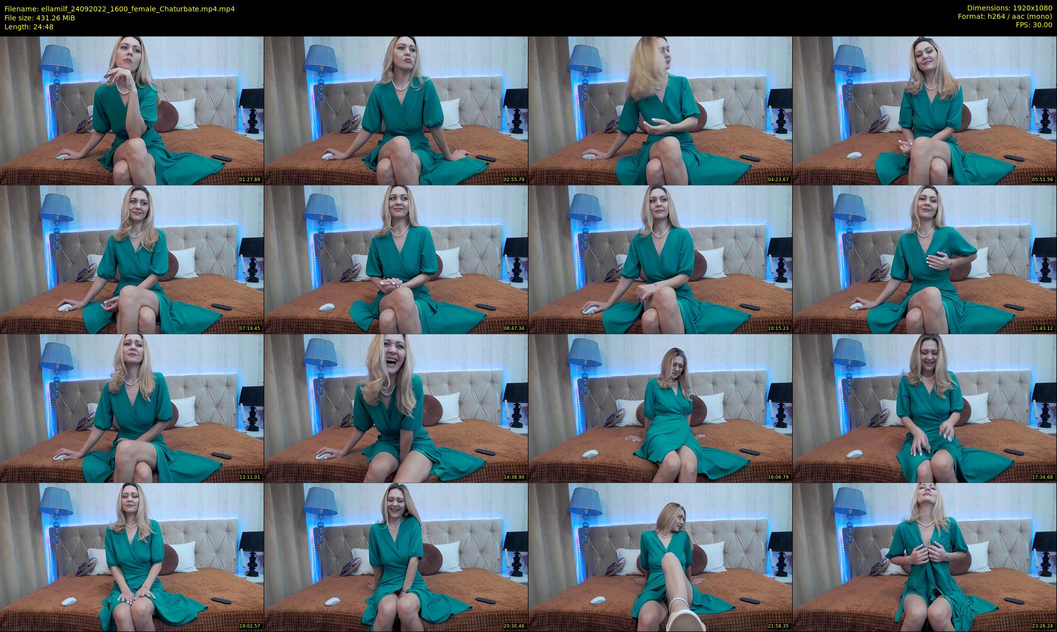 ellamilf — 25 minute Chaturbate female cam show recording, 1080p, Sep 24, 2022