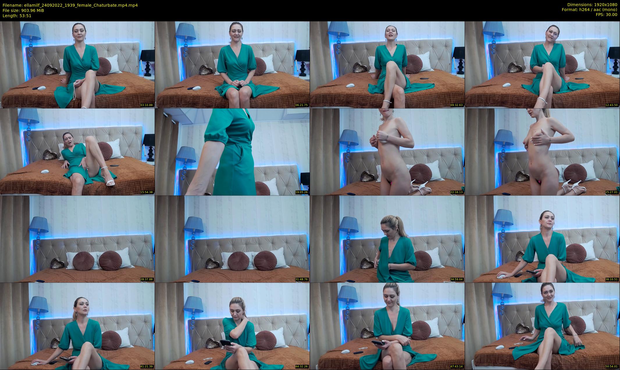 ellamilf — 54 minute Chaturbate female cam show recording, 1080p, Sep 24, 2022
