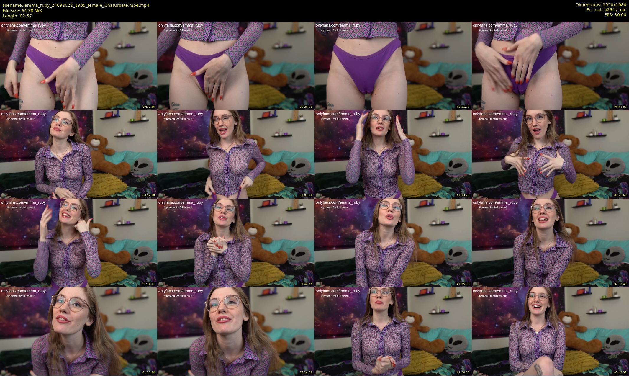 emma_ruby — 3 minute Chaturbate female cam show recording, 1080p, Sep 24, 2022