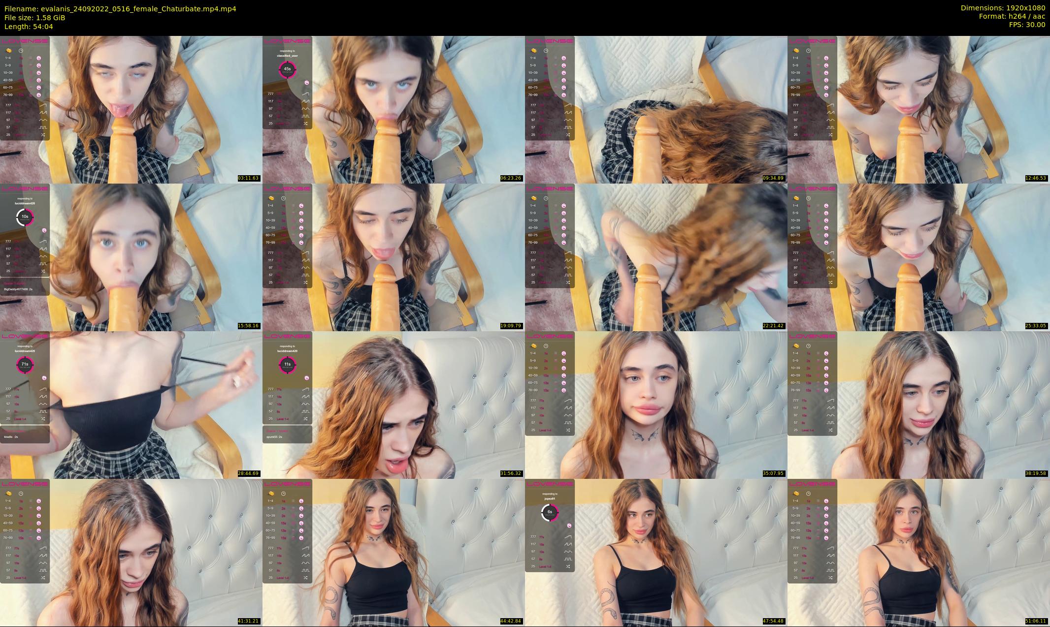 evalanis — 55 minute Chaturbate couple cam show recording, 1080p, Sep 24, 2022