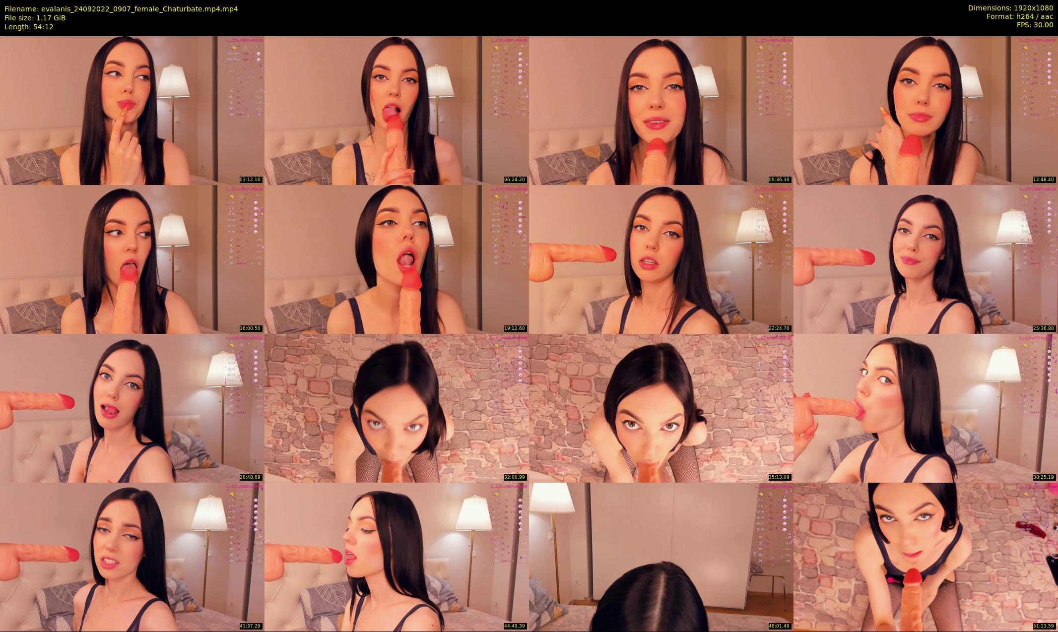 evalanis — 55 minute Chaturbate couple cam show recording, 1080p, Sep 24, 2022