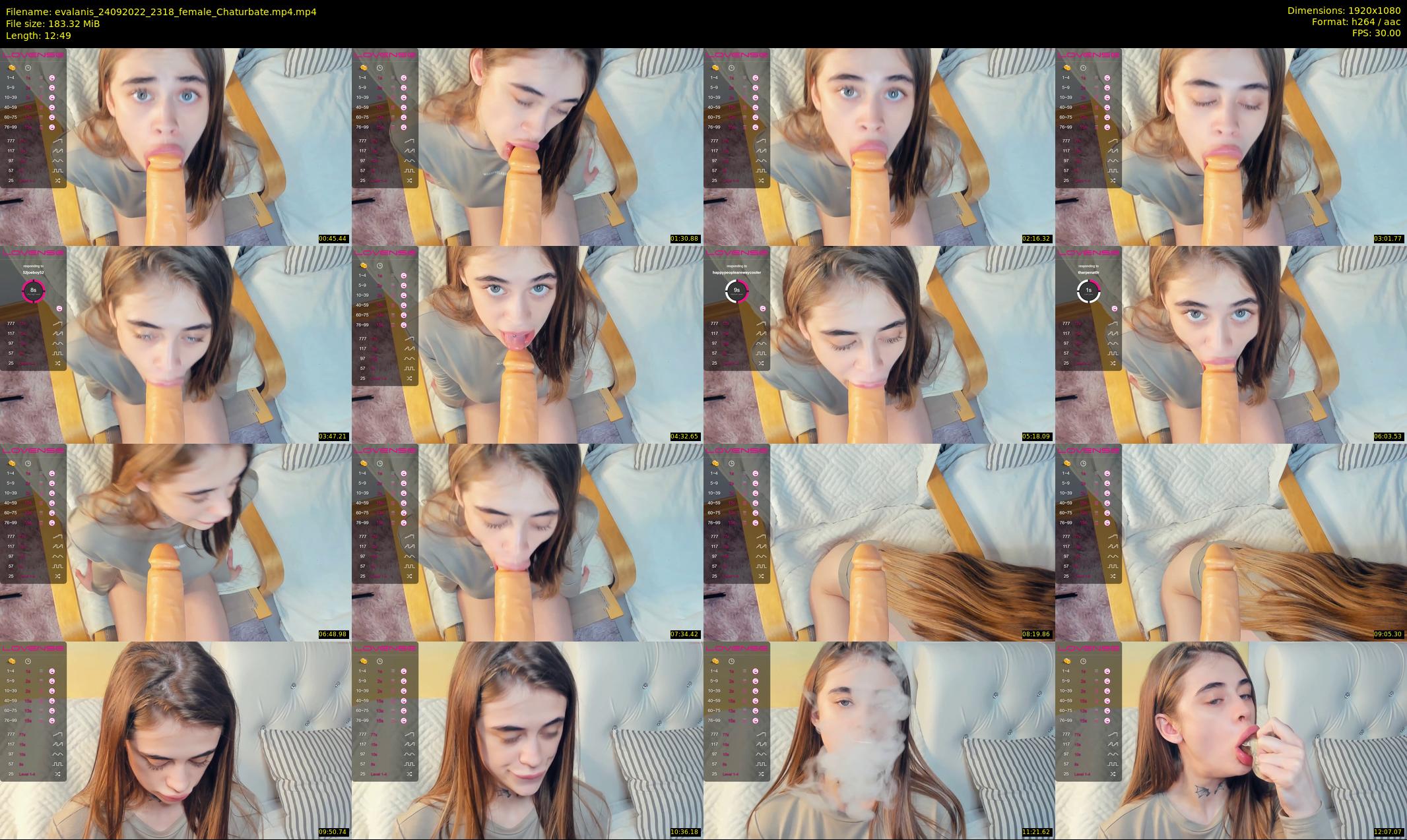 evalanis — 13 minute Chaturbate couple cam show recording, 1080p, Sep 24, 2022