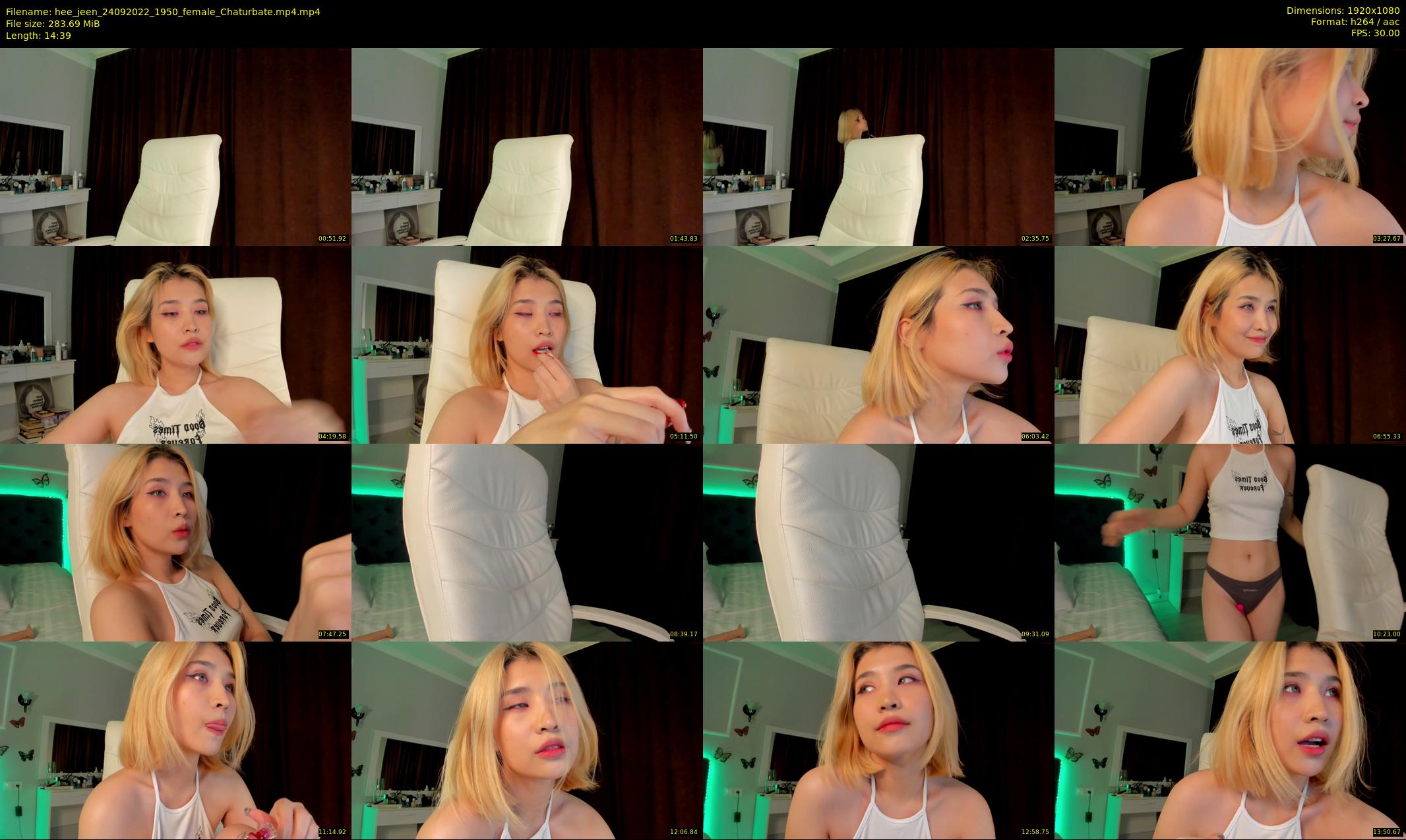 hee_jeen — 15 minute Chaturbate female cam show recording, 1080p, Sep 24, 2022