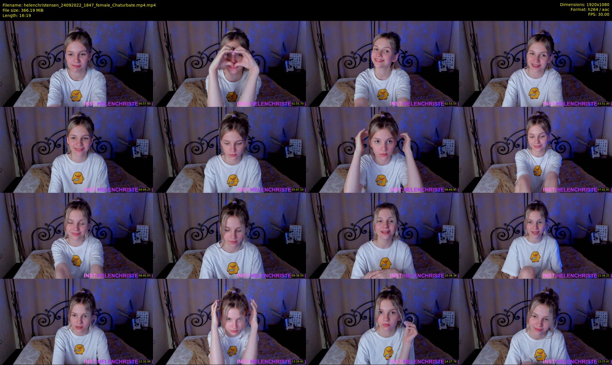 helenchristensen — 17 minute Chaturbate female cam show recording, 1080p, Sep 24, 2022