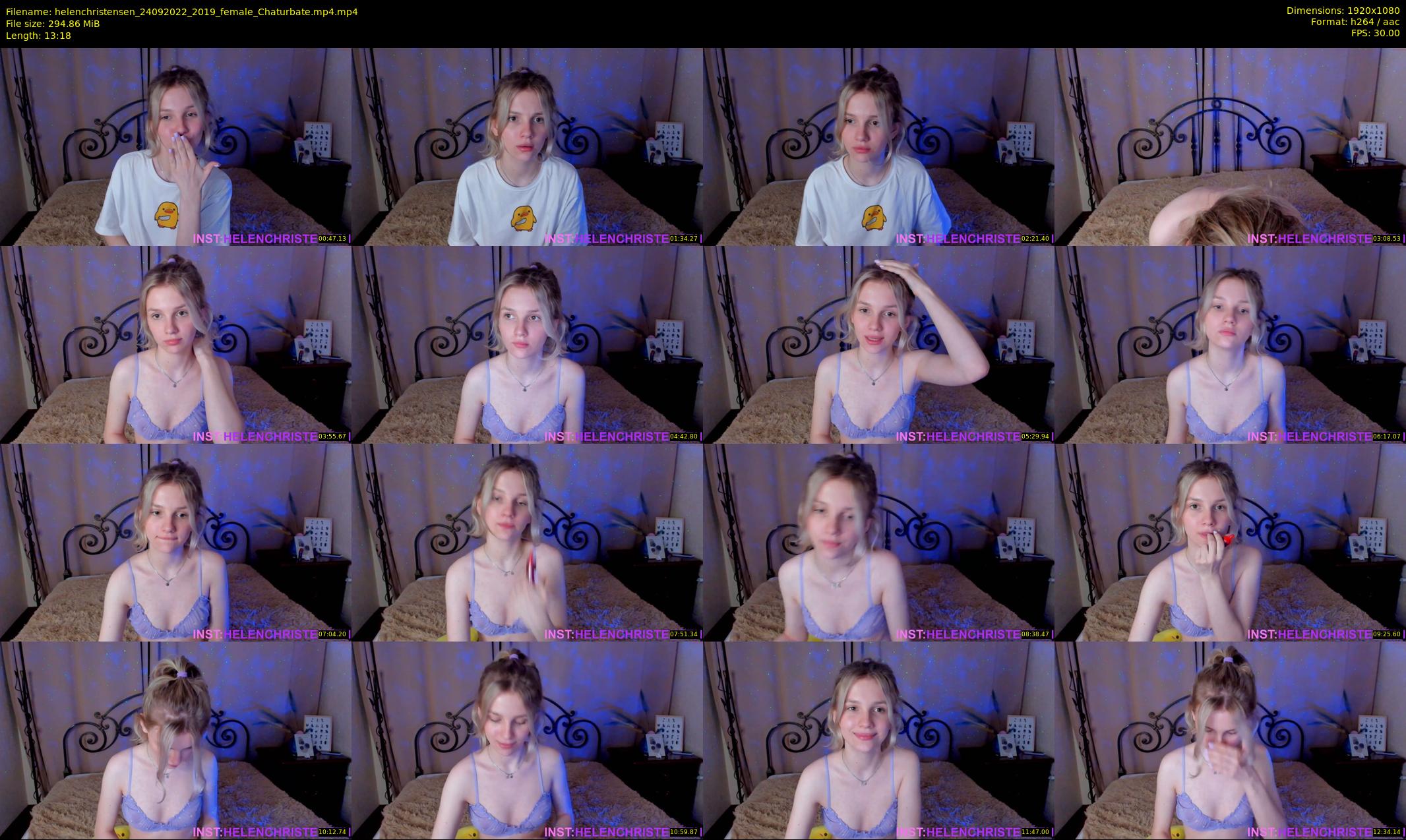 helenchristensen — 14 minute Chaturbate female cam show recording, 1080p, Sep 24, 2022