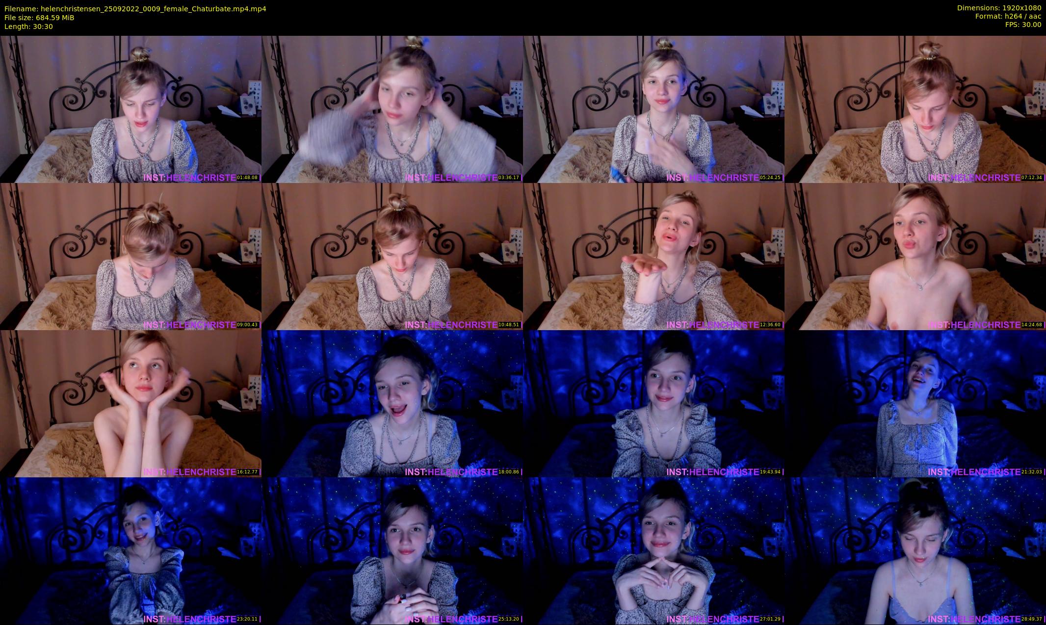 helenchristensen — 31 minute Chaturbate female cam show recording, 1080p, Sep 25, 2022