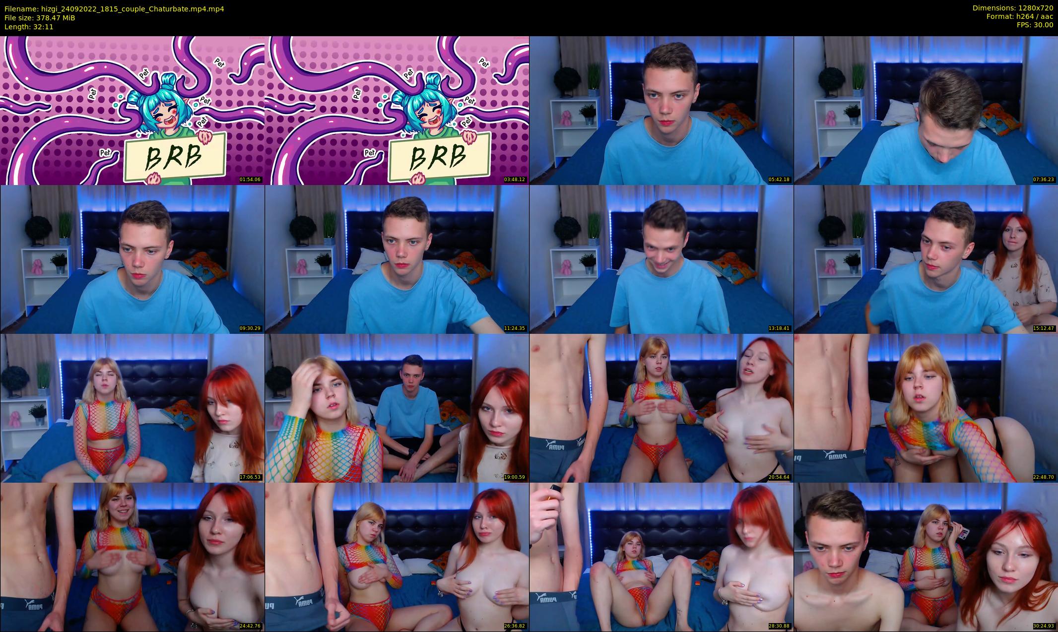 hizgi — 33 minute Chaturbate couple cam show recording, 720p, Sep 24, 2022