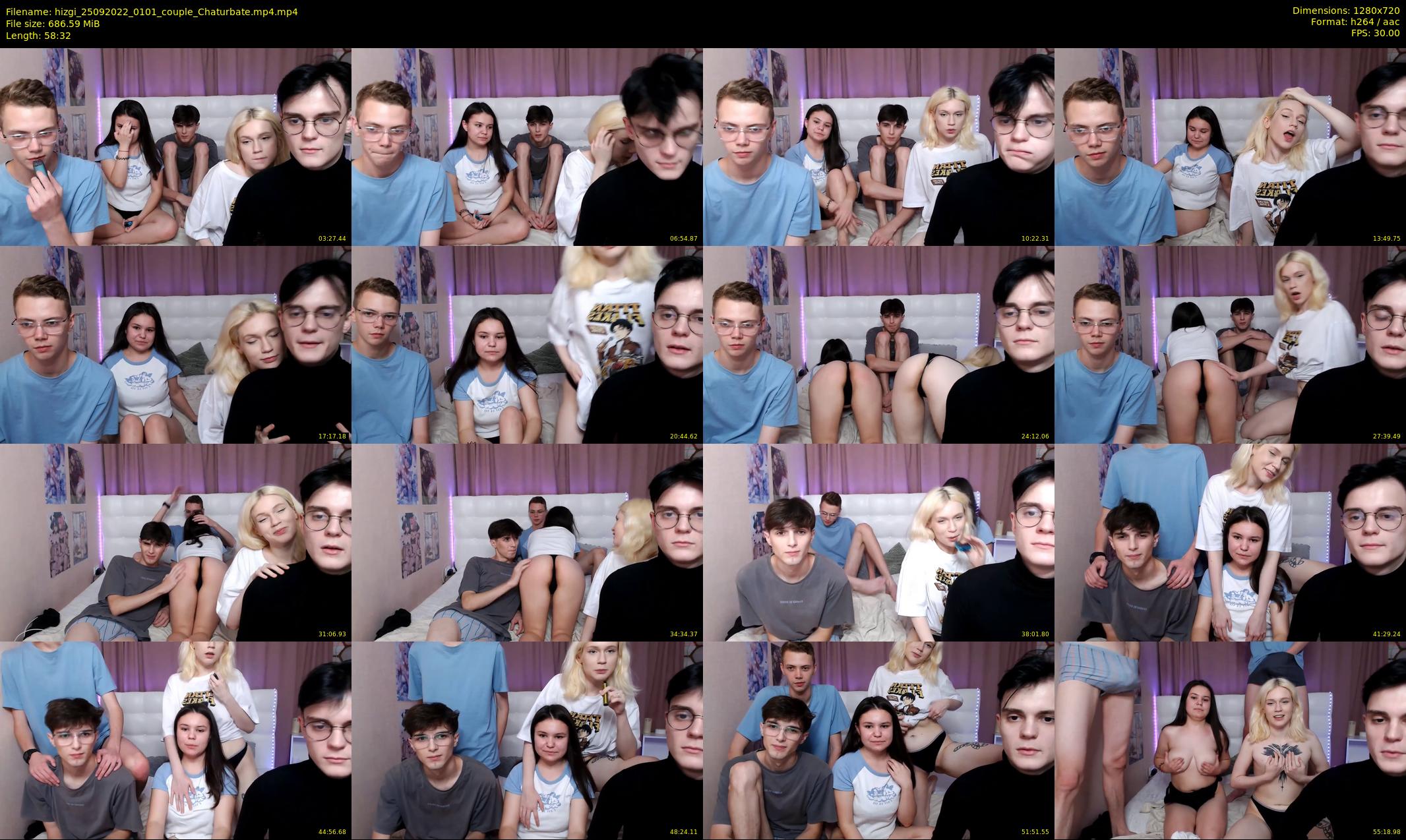 hizgi — 59 minute Chaturbate couple cam show recording, 720p, Sep 25, 2022