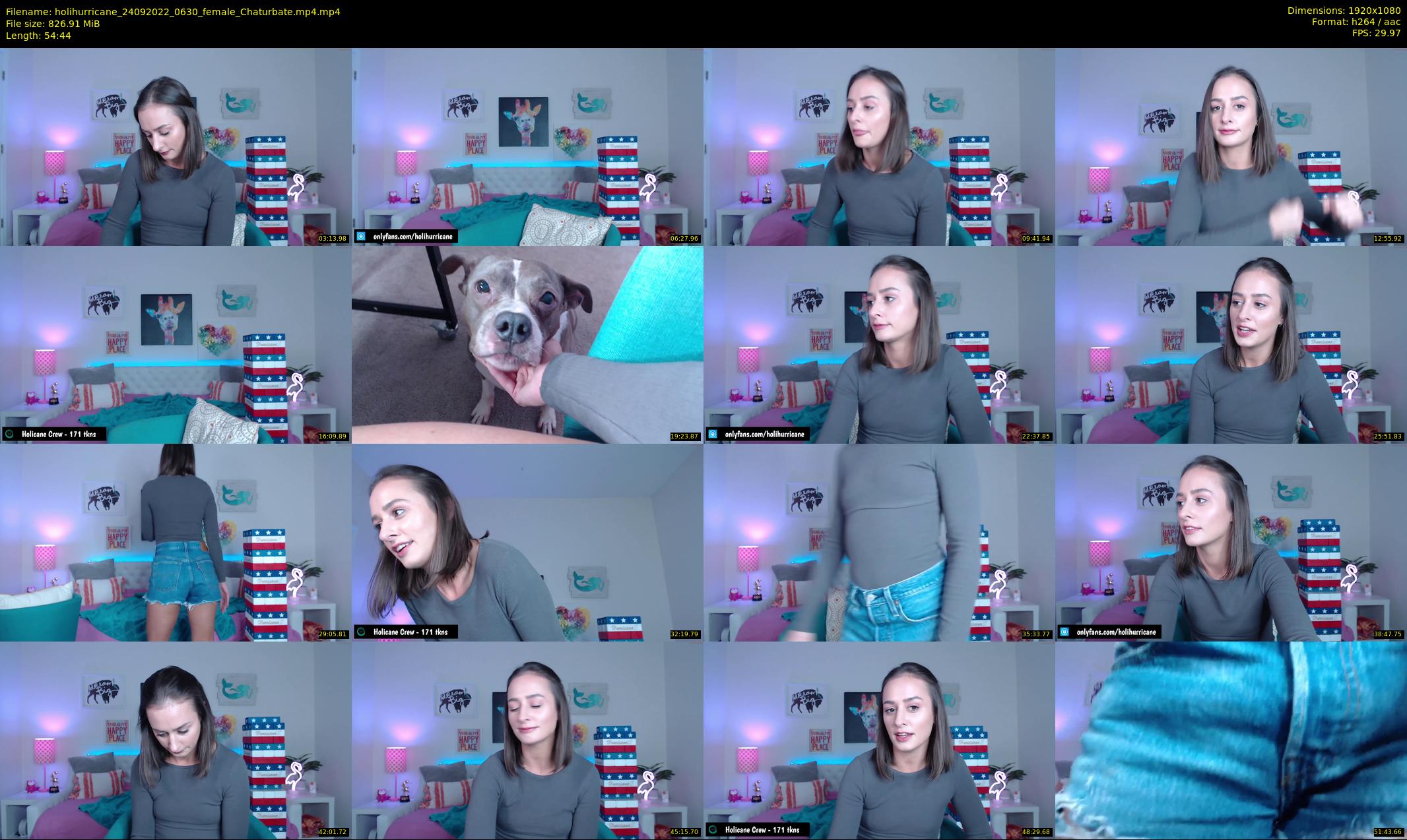 holihurricane — 55 minute Chaturbate female cam show recording, 1080p, Sep 24, 2022