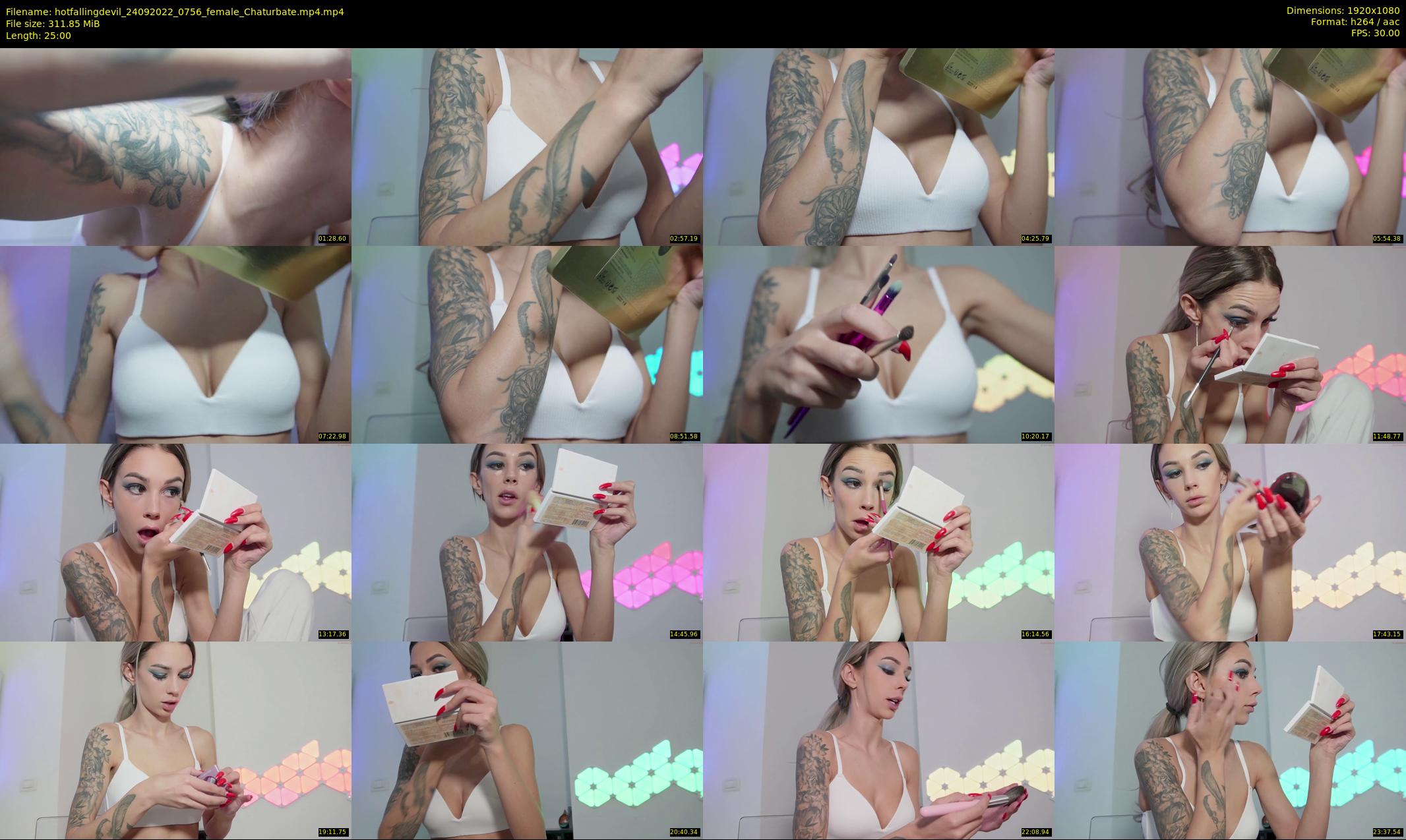 hotfallingdevil — 25 minute Chaturbate female cam show recording, 1080p, Sep 24, 2022