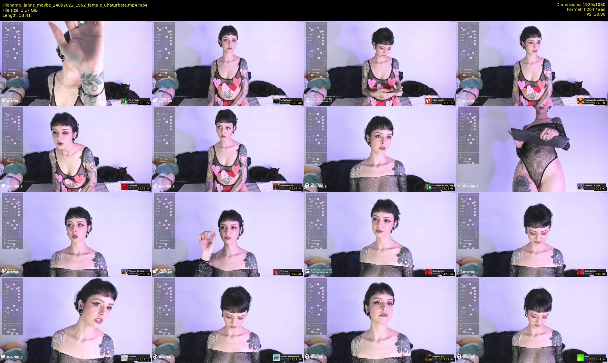 janne_maybe — 54 minute Chaturbate female cam show recording, 1080p, Sep 24, 2022