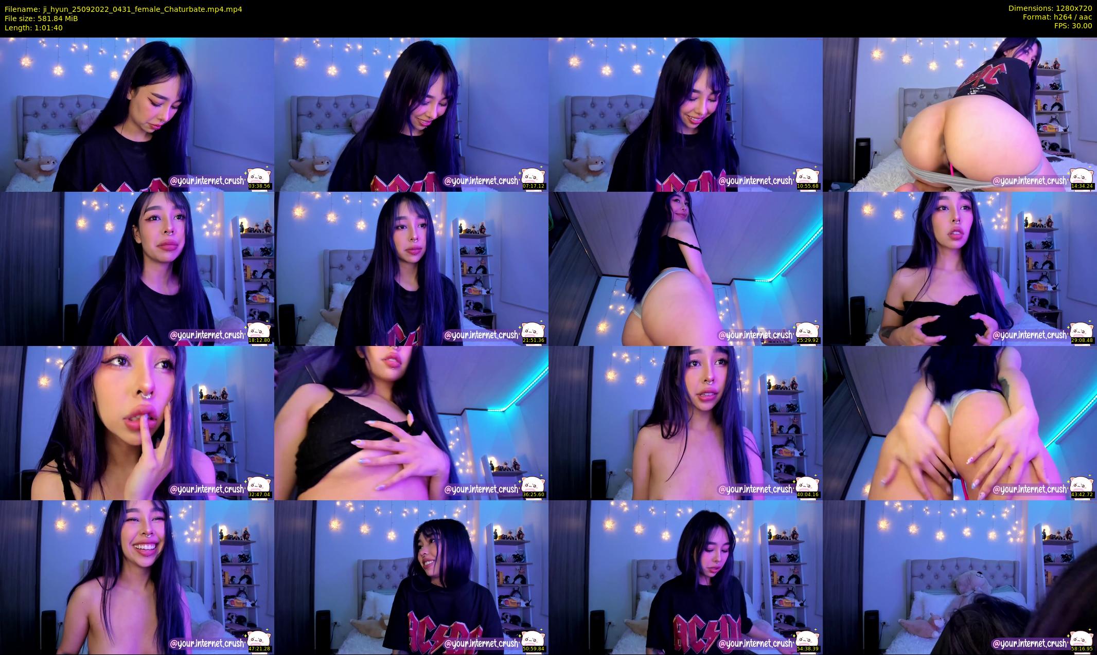 ji_hyun — 62 minute Chaturbate female cam show recording, 720p, Sep 25, 2022