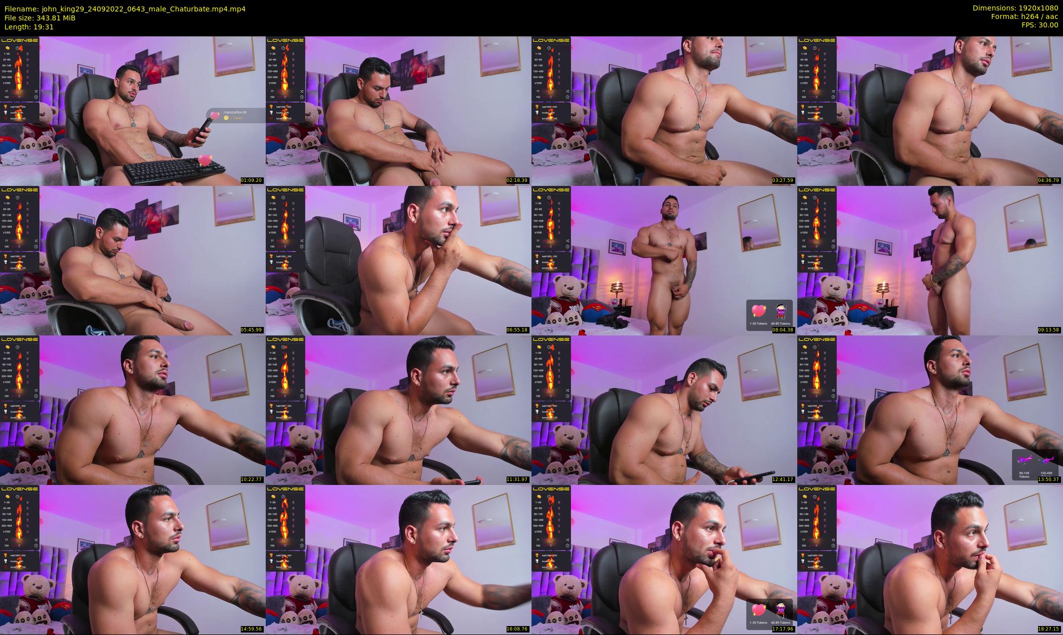 john_king29 — 20 minute Chaturbate male cam show recording, 1080p, Sep 24, 2022