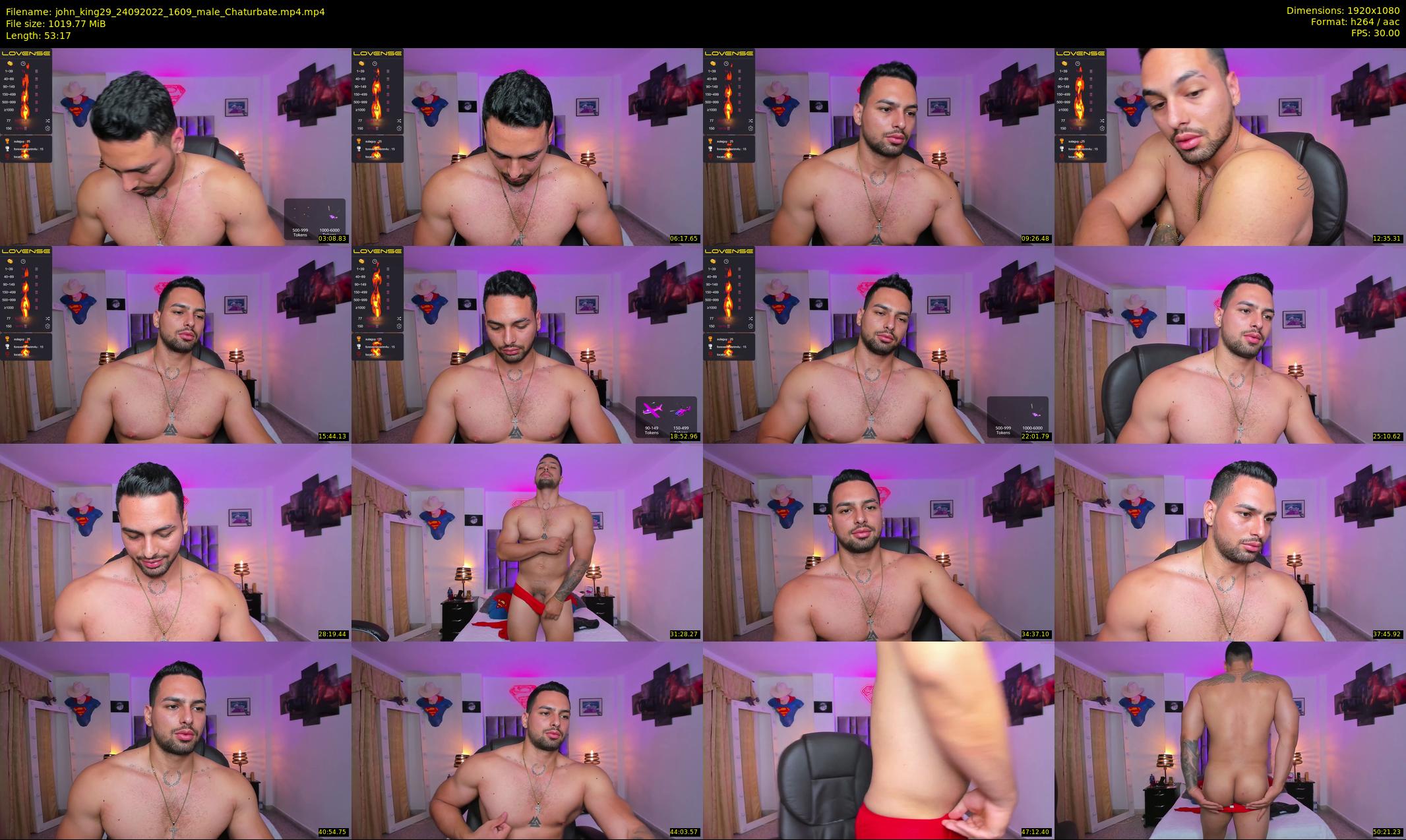 john_king29 — 54 minute Chaturbate male cam show recording, 1080p, Sep 24, 2022