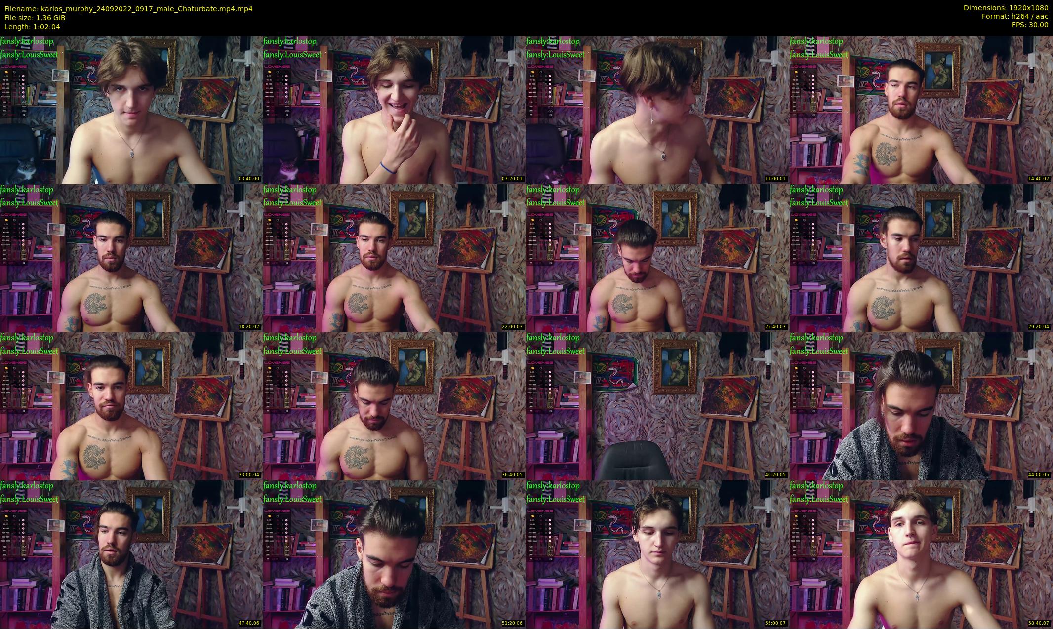 karlos_murphy — 63 minute Chaturbate male cam show recording, 1080p, Sep 24, 2022
