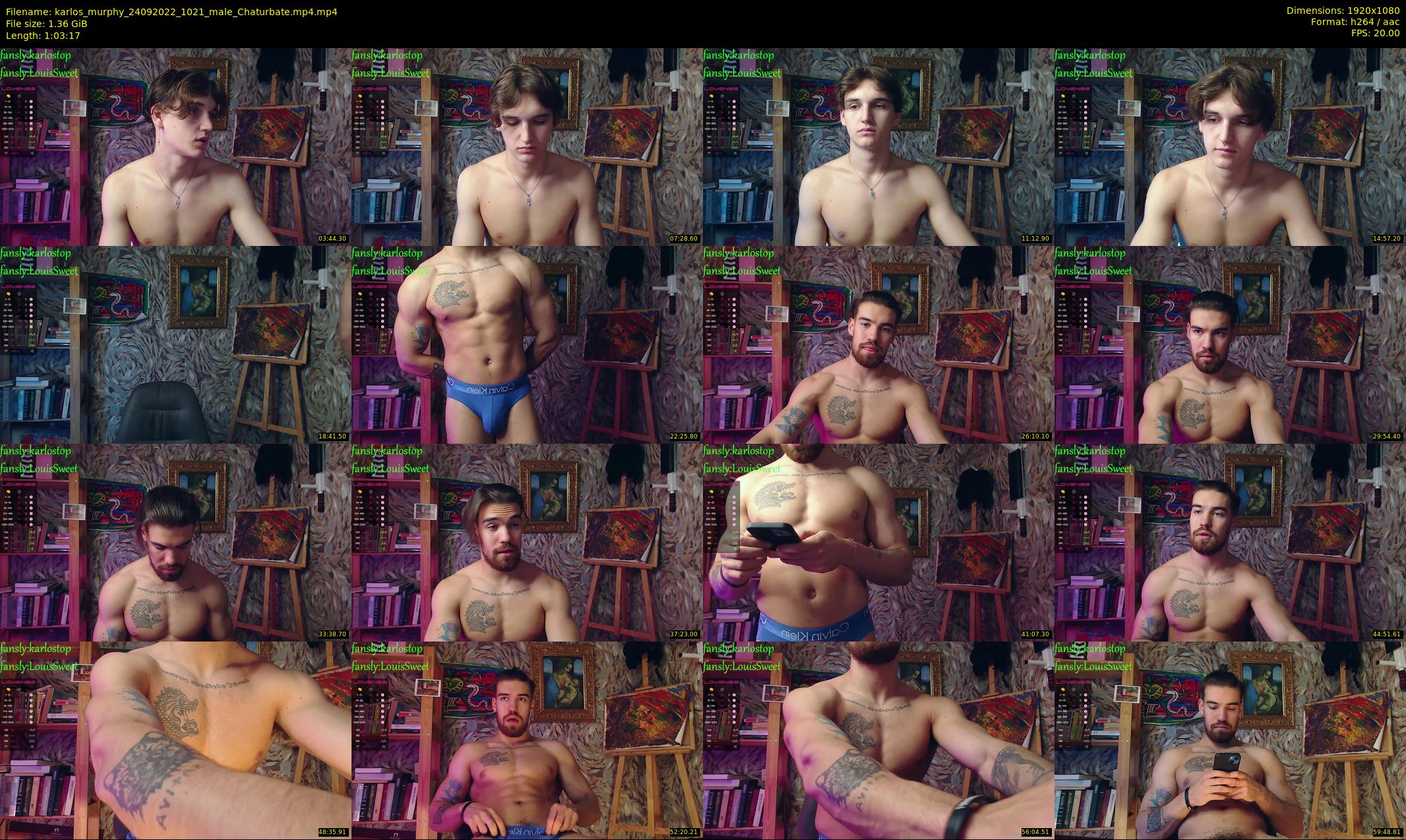 karlos_murphy — 64 minute Chaturbate male cam show recording, 1080p, Sep 24, 2022
