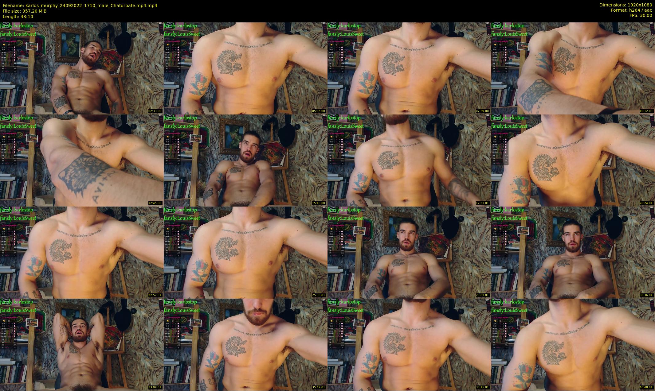 karlos_murphy — 44 minute Chaturbate male cam show recording, 1080p, Sep 24, 2022