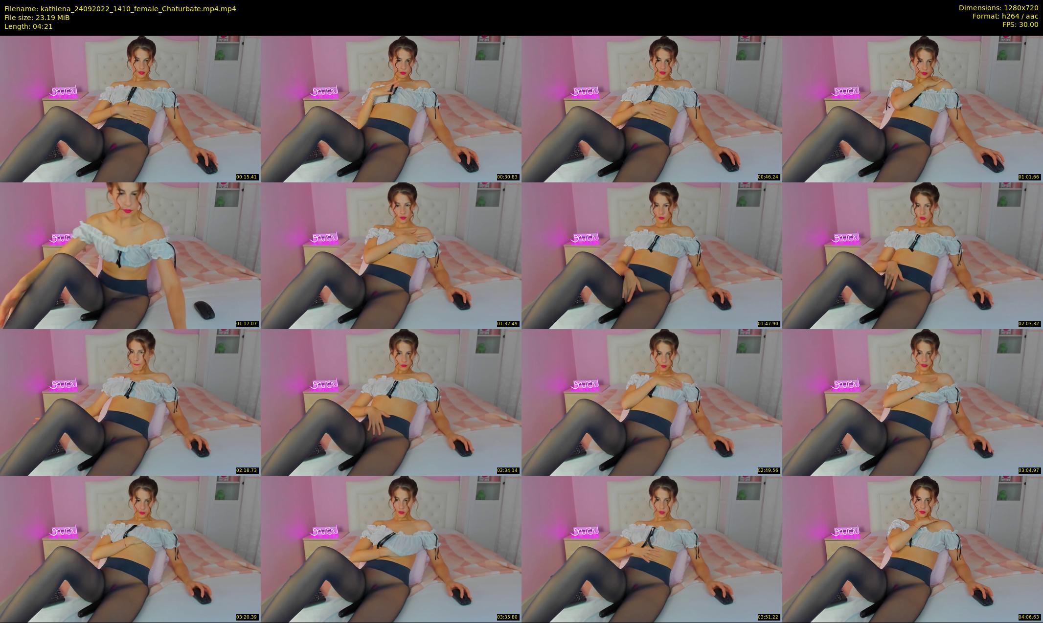 kathlena — 5 minute Chaturbate female cam show recording, 720p, Sep 24, 2022