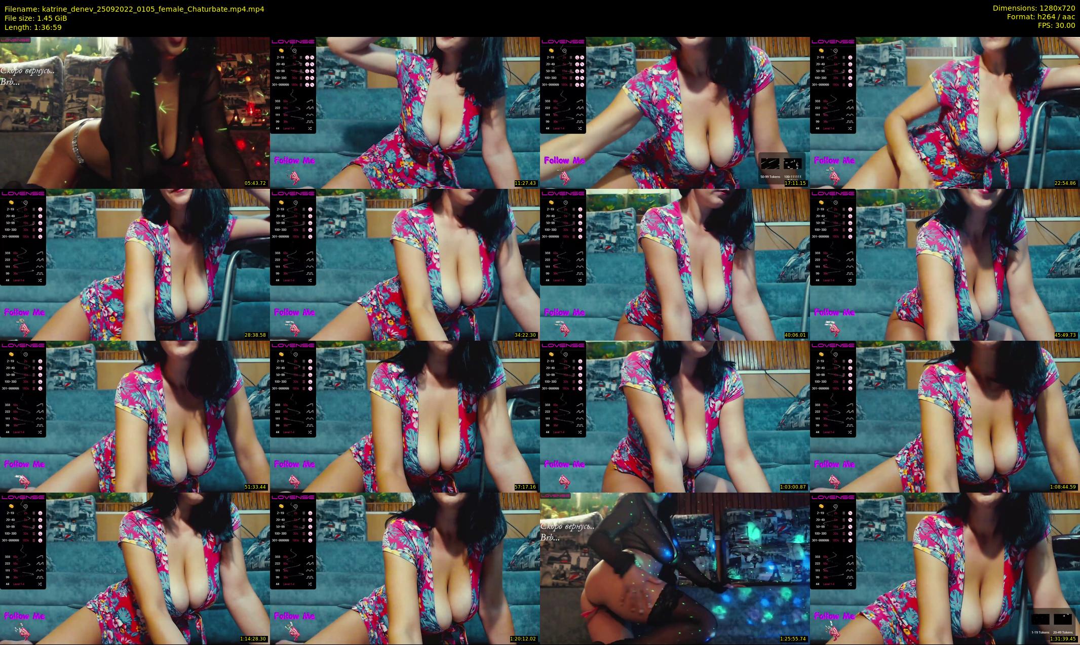 katrine_denev — 97 minute Chaturbate female cam show recording, 720p, Sep 25, 2022