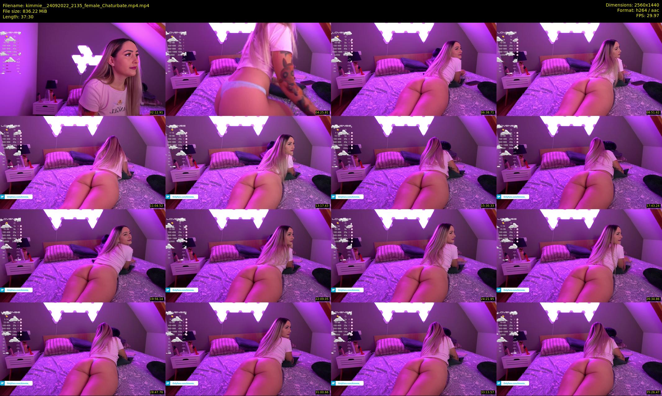 kimmie_ — 38 minute Chaturbate female cam show recording, 1080p, Sep 24, 2022