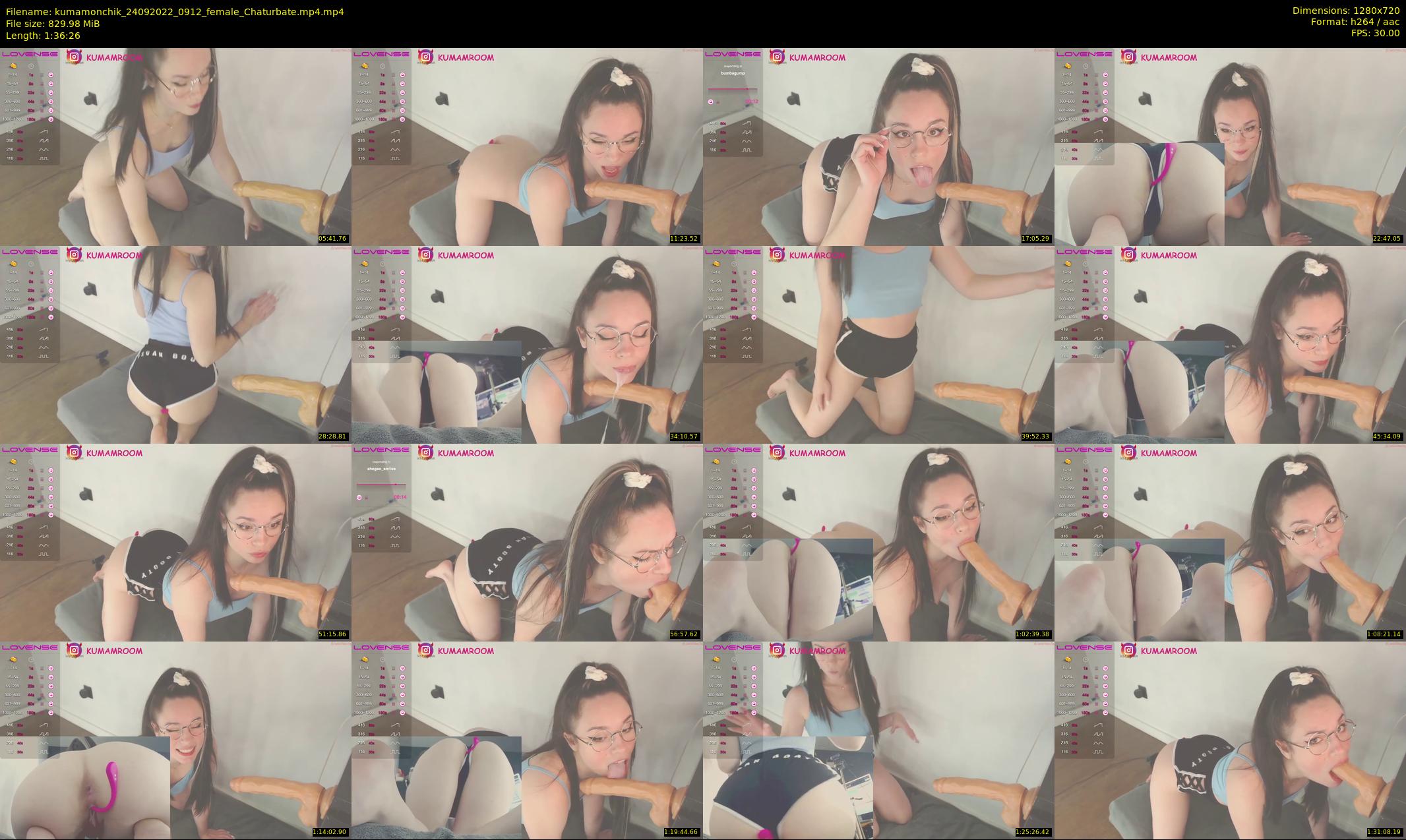 kumamonchik — 97 minute Chaturbate couple cam show recording, 720p, Sep 24, 2022