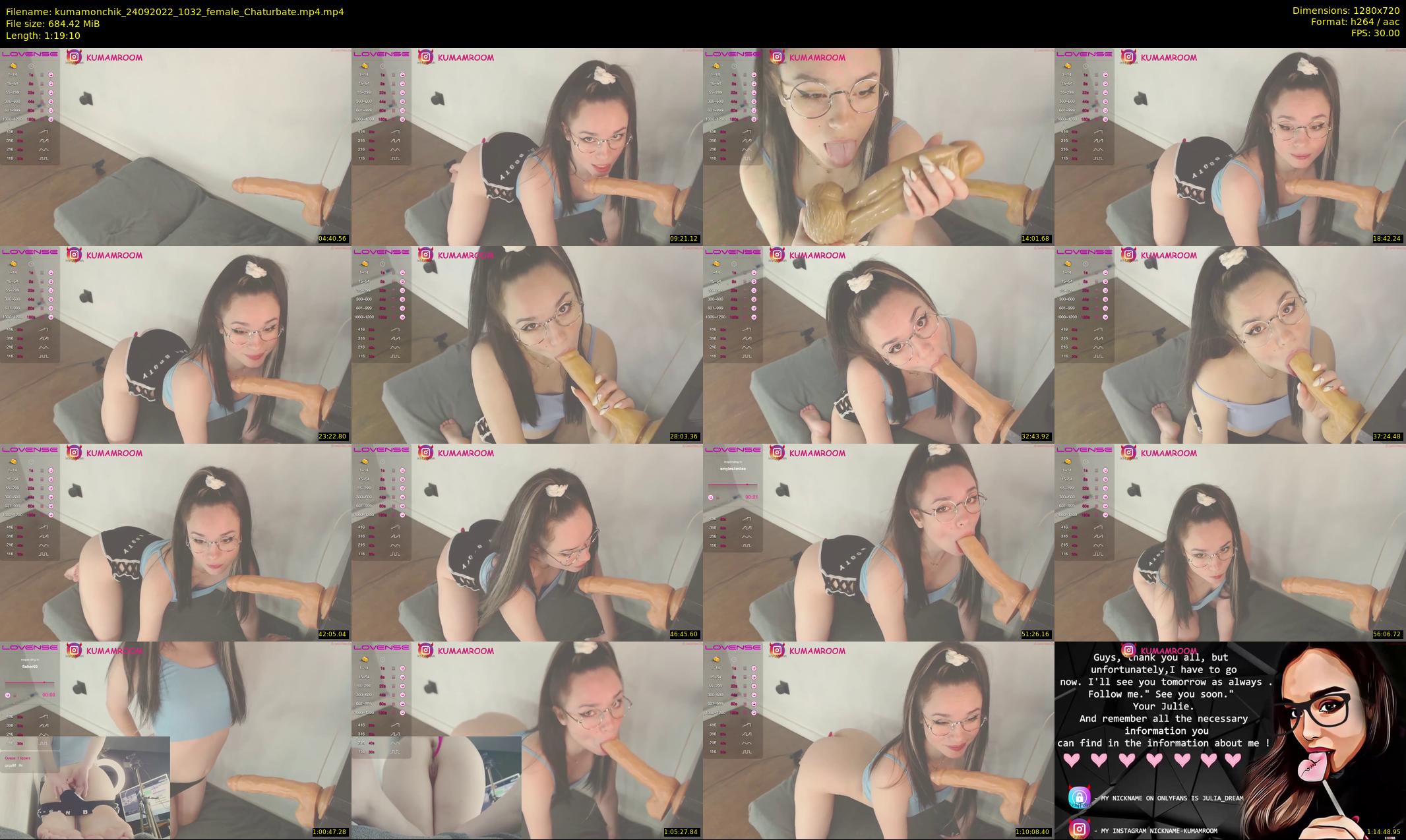 kumamonchik — 80 minute Chaturbate couple cam show recording, 720p, Sep 24, 2022