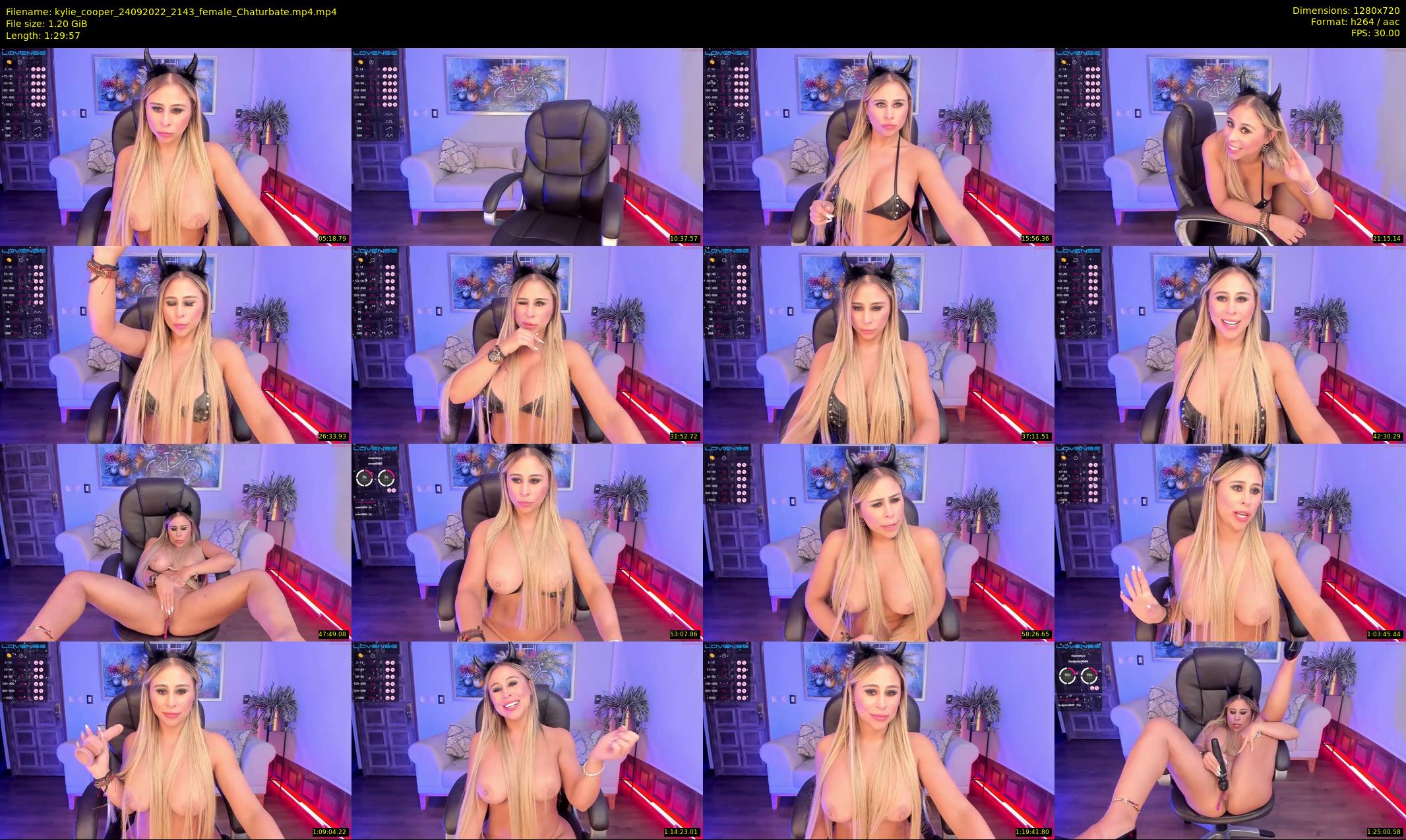 kylie_cooper — 90 minute Chaturbate female cam show recording, 720p, Sep 24, 2022