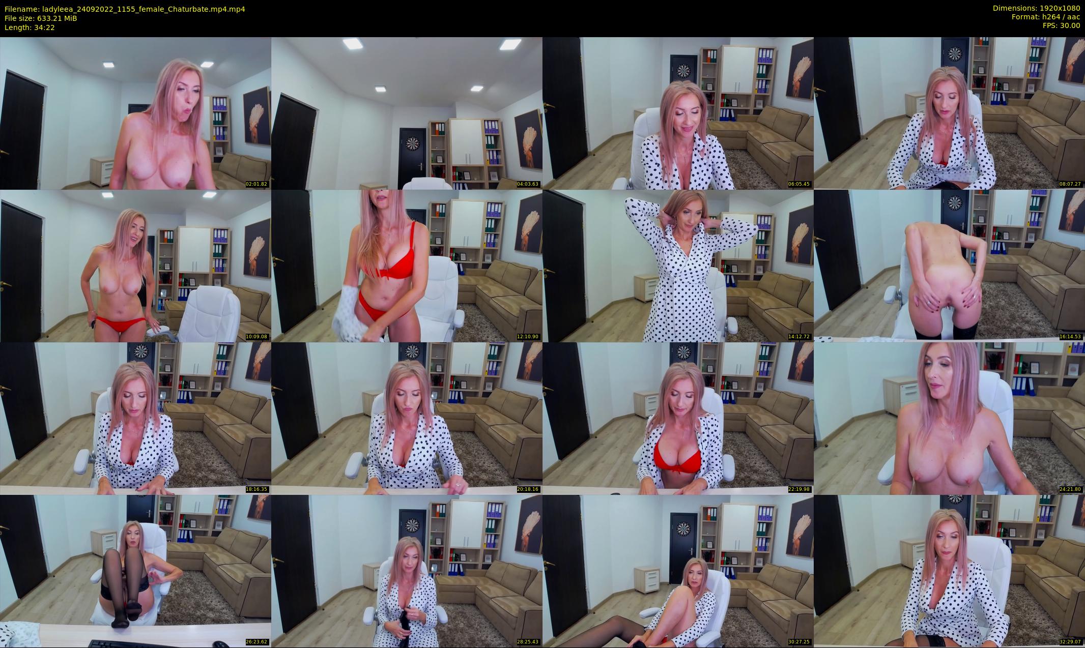 ladyleea — 35 minute Chaturbate female cam show recording, 1080p, Sep 24, 2022