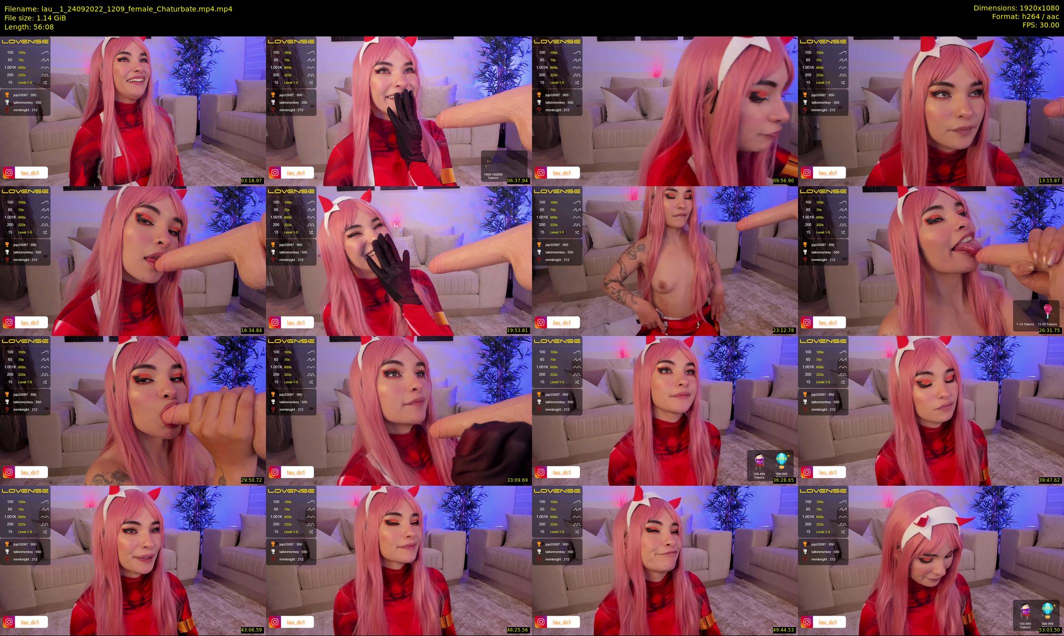 lau__1 — 57 minute Chaturbate female cam show recording, 1080p, Sep 24, 2022