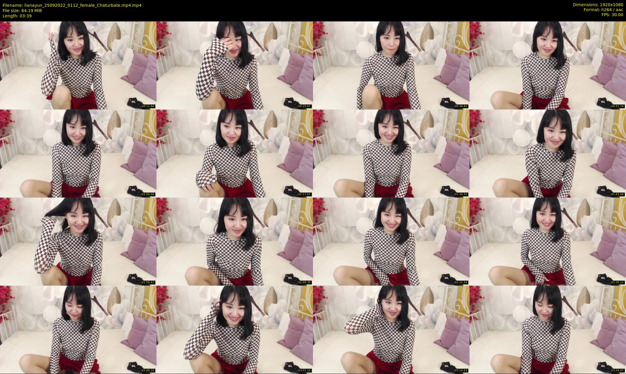 lianayun — 4 minute Chaturbate female cam show recording, 1080p, Sep 25, 2022