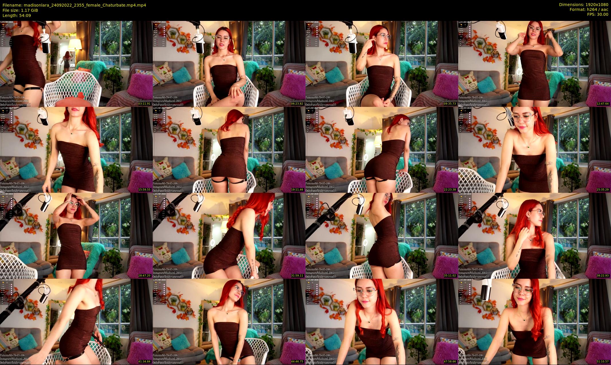 madisonlara — 55 minute Chaturbate female cam show recording, 1080p, Sep 24, 2022