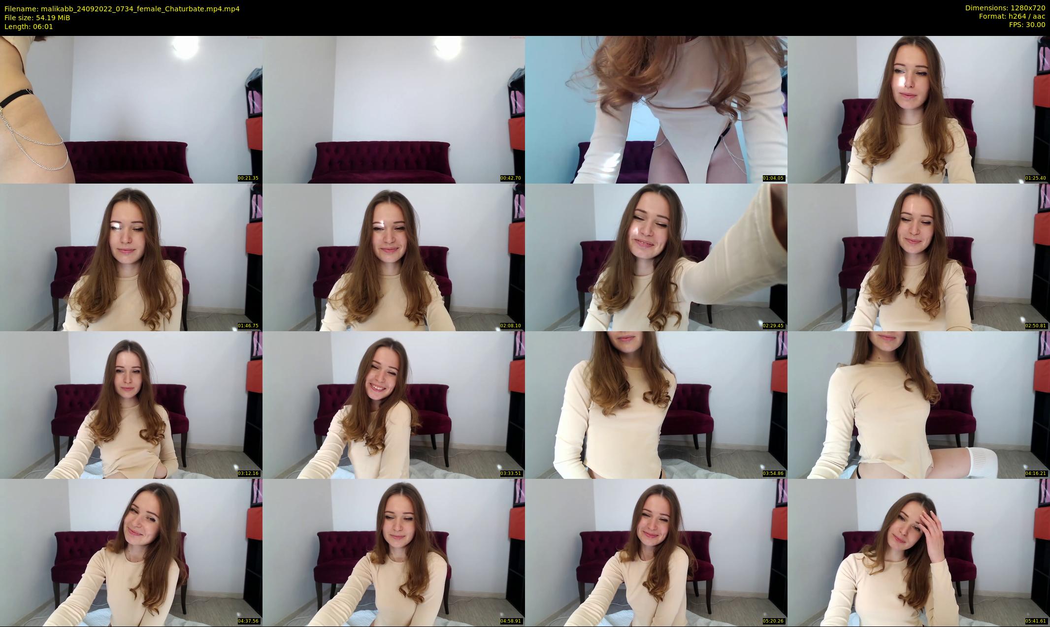 malikabb — 7 minute Chaturbate female cam show recording, 720p, Sep 24, 2022