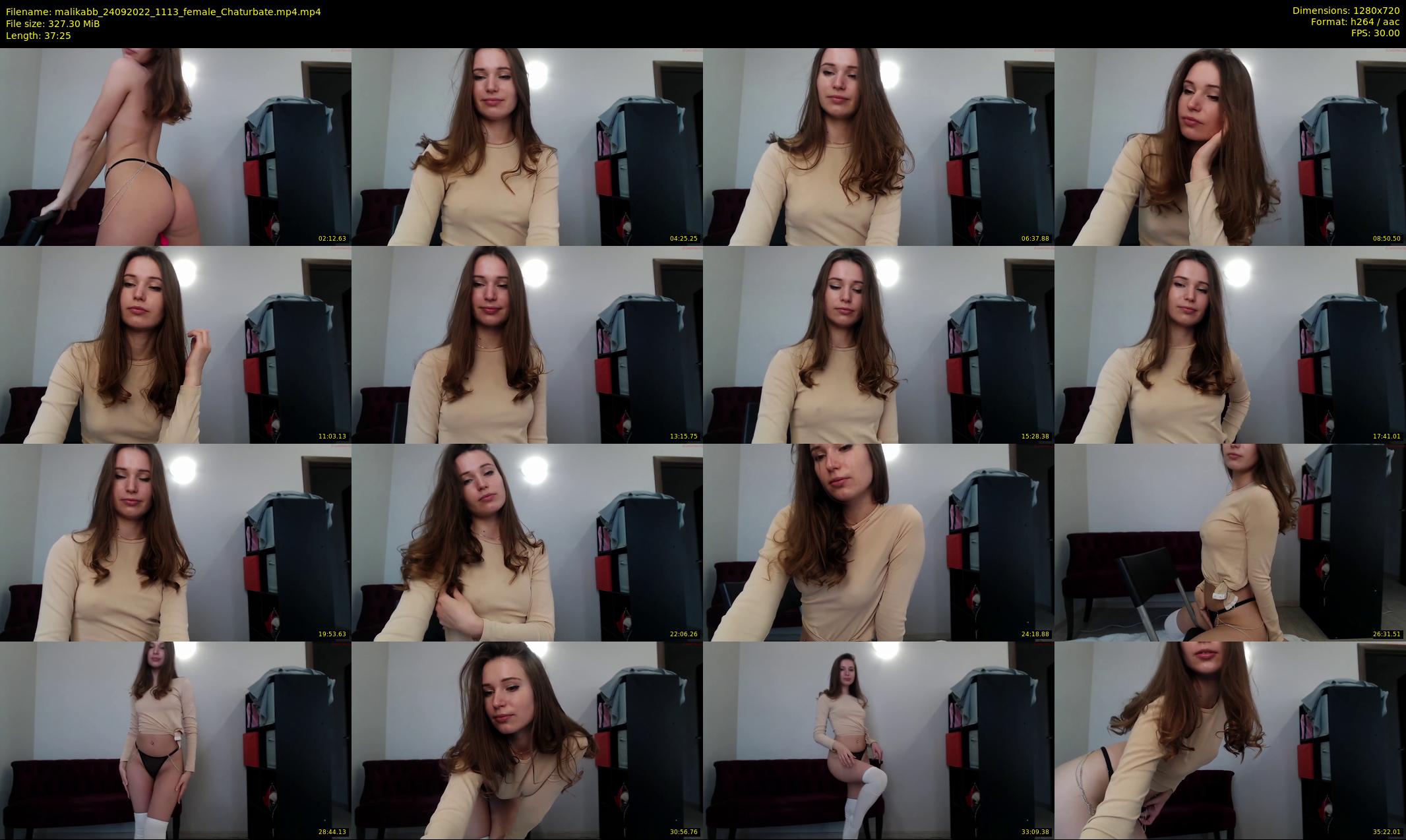 malikabb — 38 minute Chaturbate female cam show recording, 720p, Sep 24, 2022